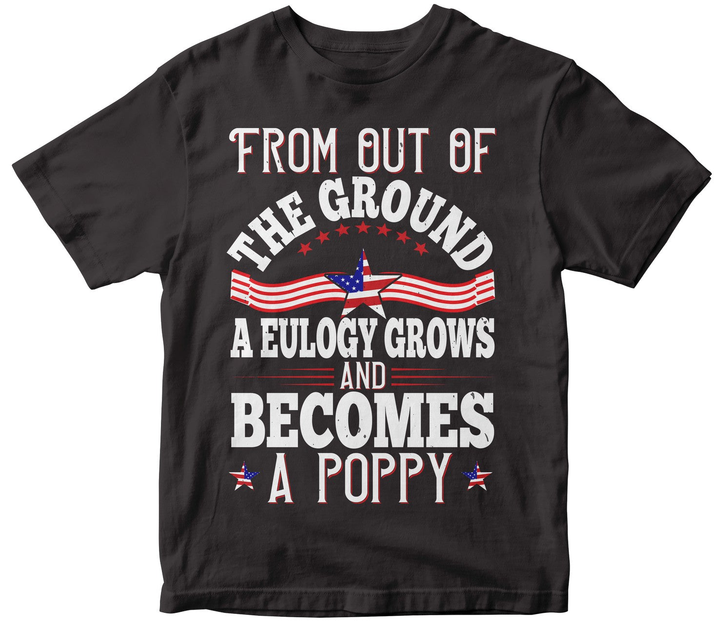 From Out Of The Ground A Eulogy Grows And Becomes A Poppy