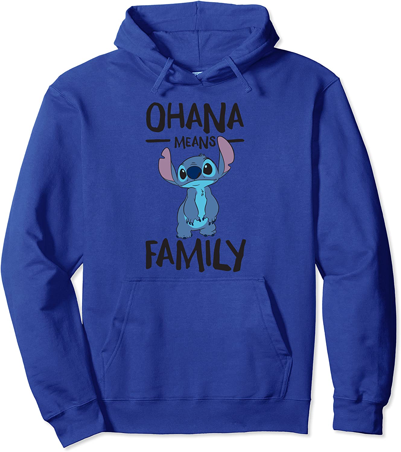 Disney Stitch Ohana Means Family Pullover Hoodie