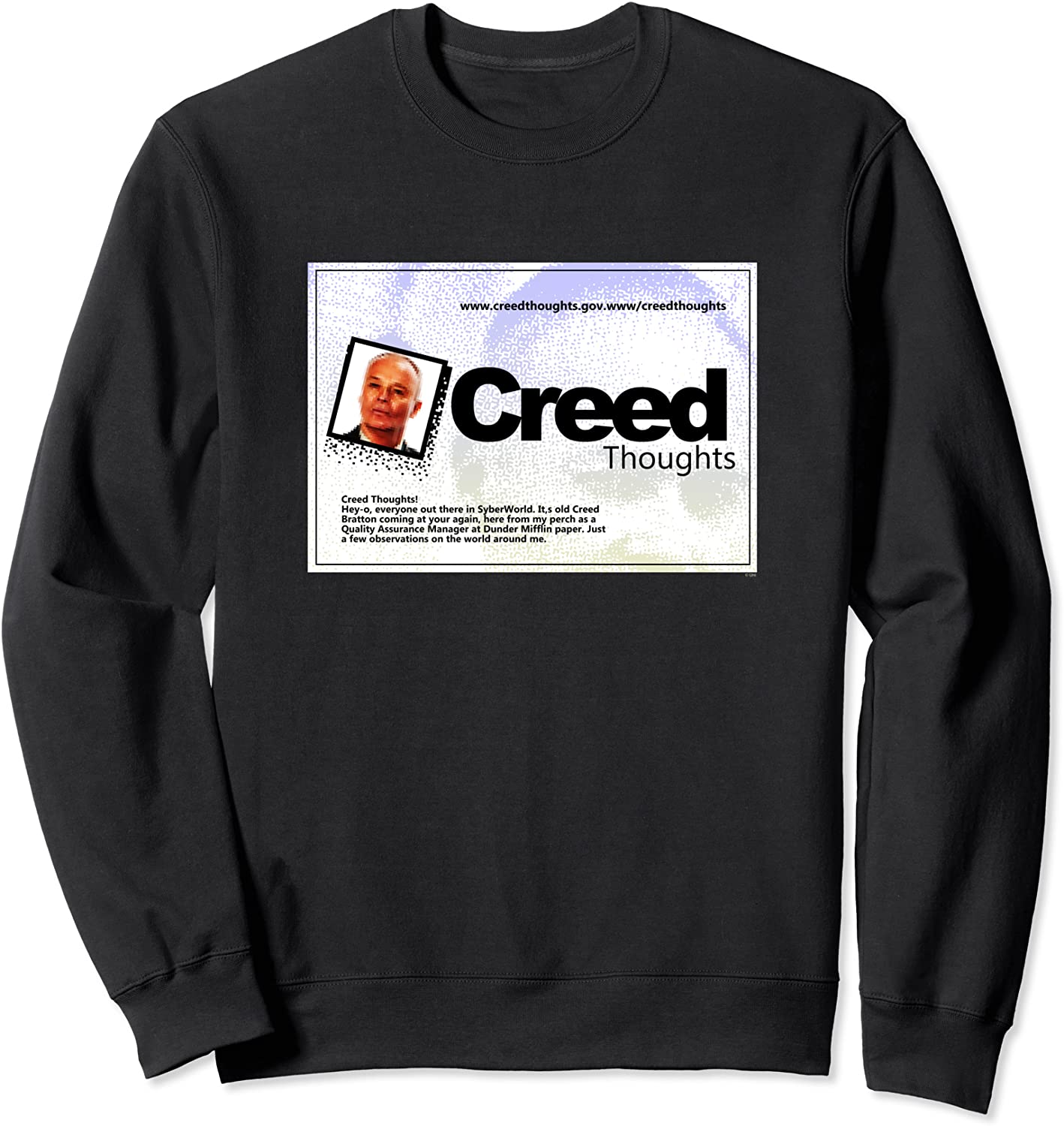 The Office Creed Thoughts Cover Page Sweatshirt