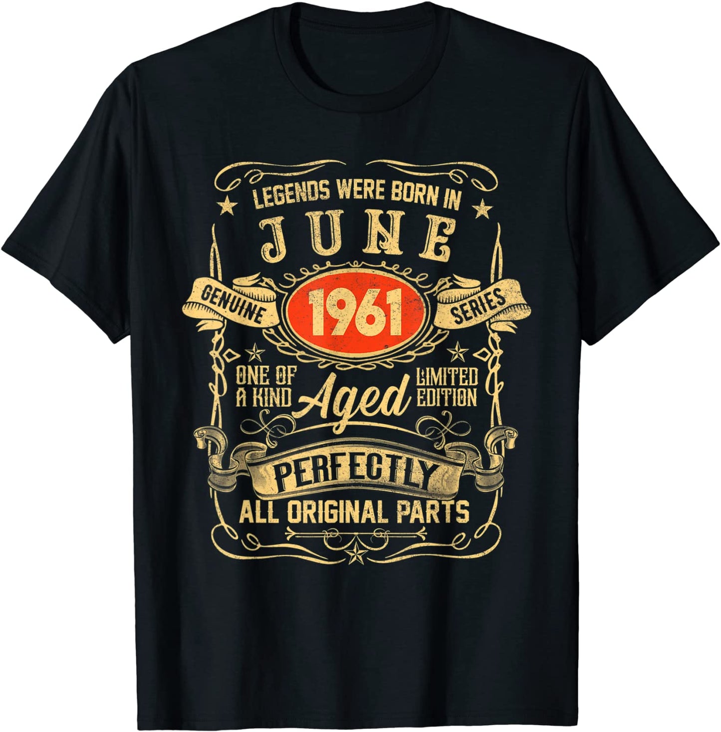 Legends Were Born In June 1961 60th Birthday Gifts 60 Yrs T-Shirt