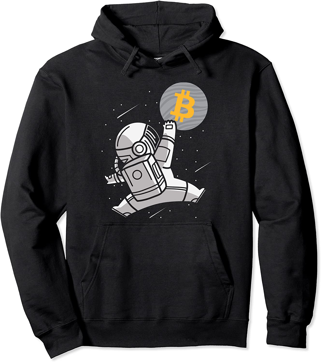 Bitcoin Btc Crypto Featuring Astronaut Hoodie