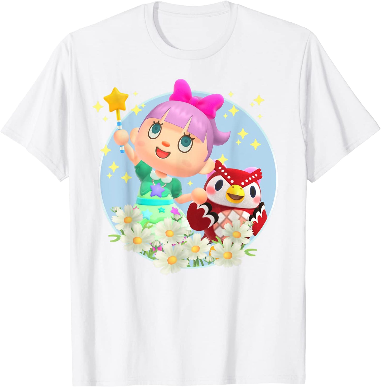 Animal Crossing New Horizons Villager Celeste Portrait T-Shirt