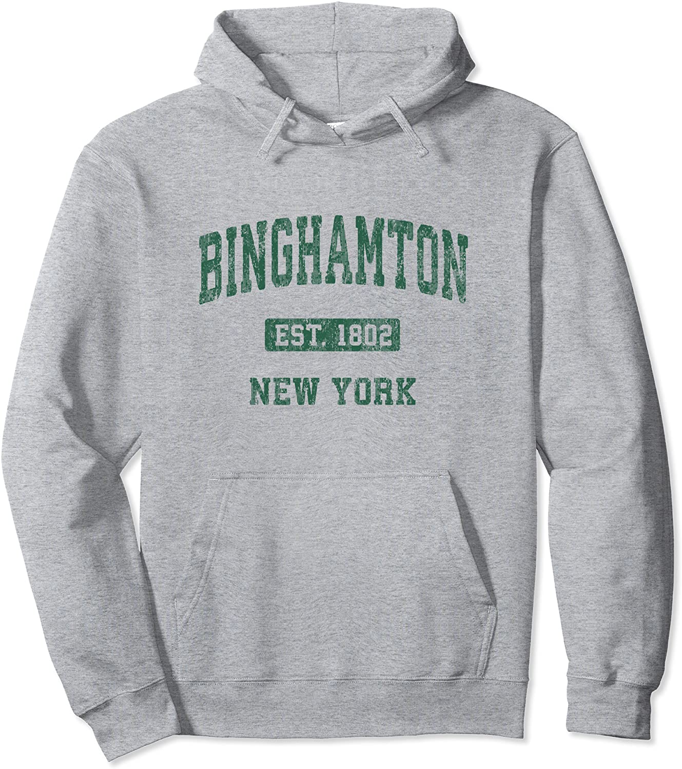 Binghamton New York NY Vintage Athletic Sports Design Pullover Hoodie