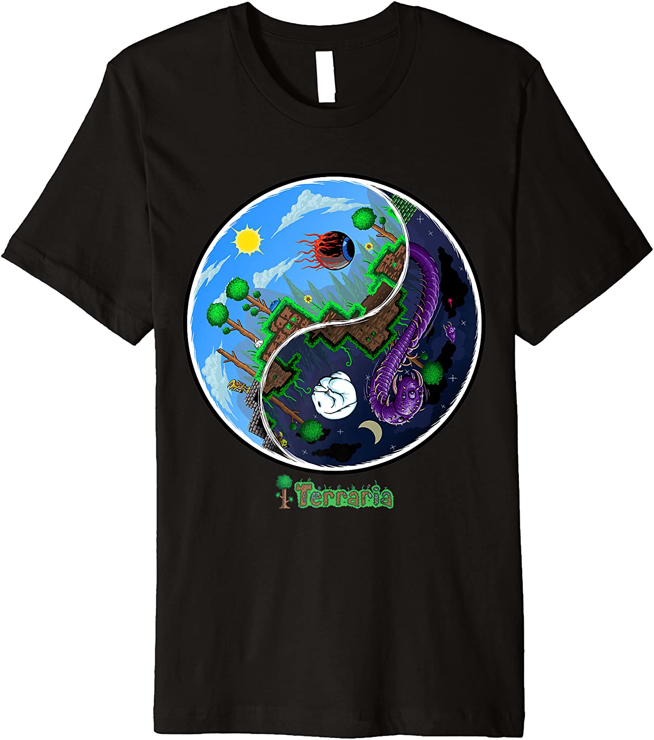 Terraria T-Shirt Night and Day