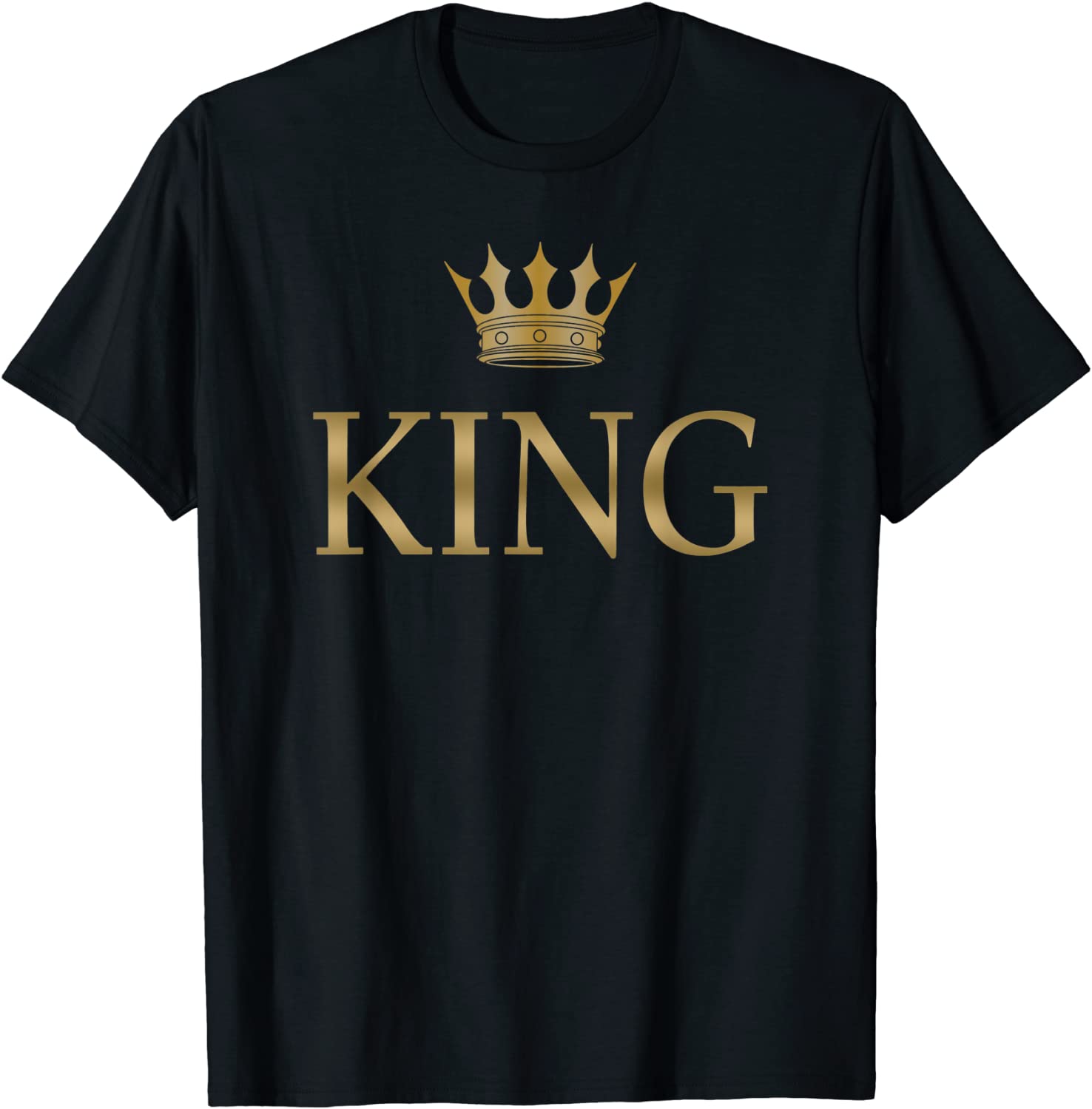 King Gold Crown Birthday T-Shirt T-Shirt