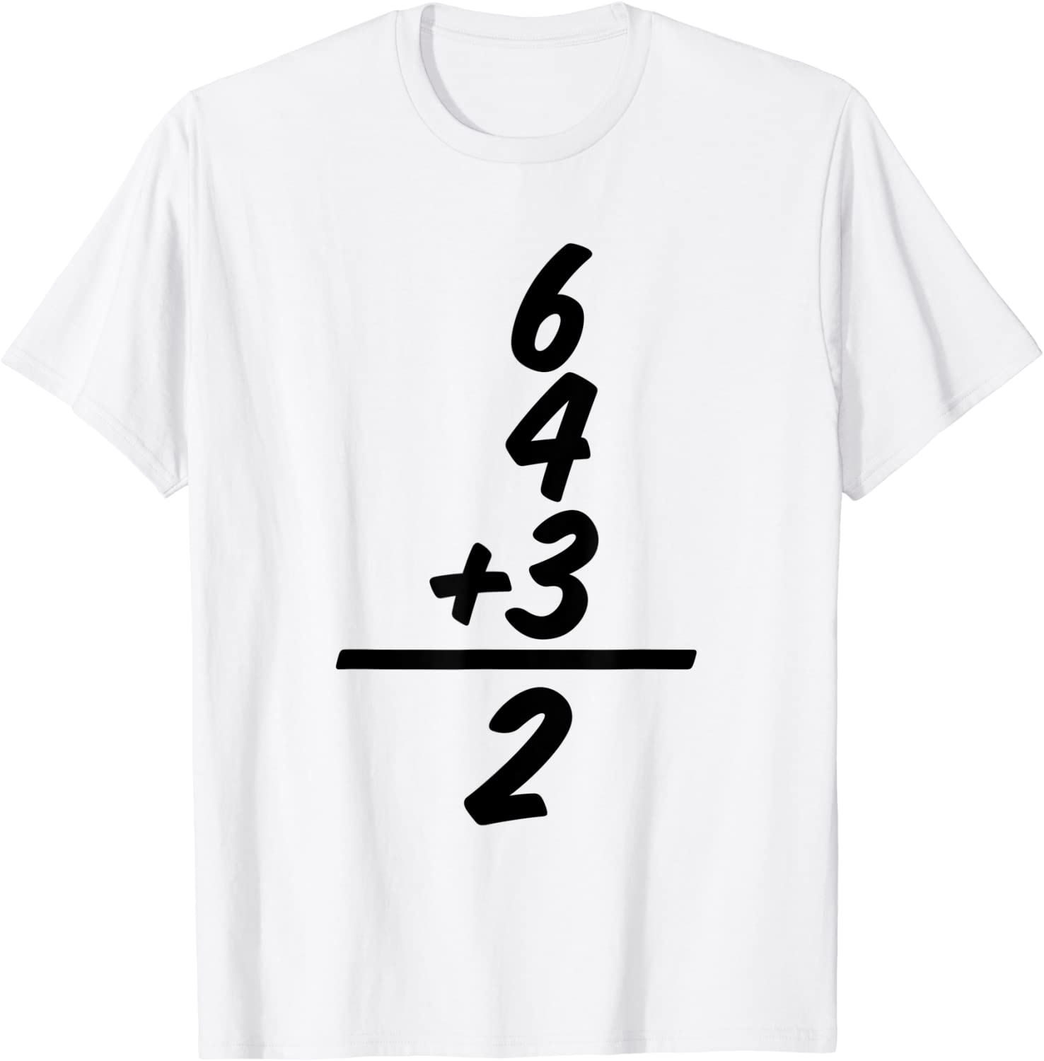6432 Baseball Double Play Math Lover Sports Equation T-Shirt