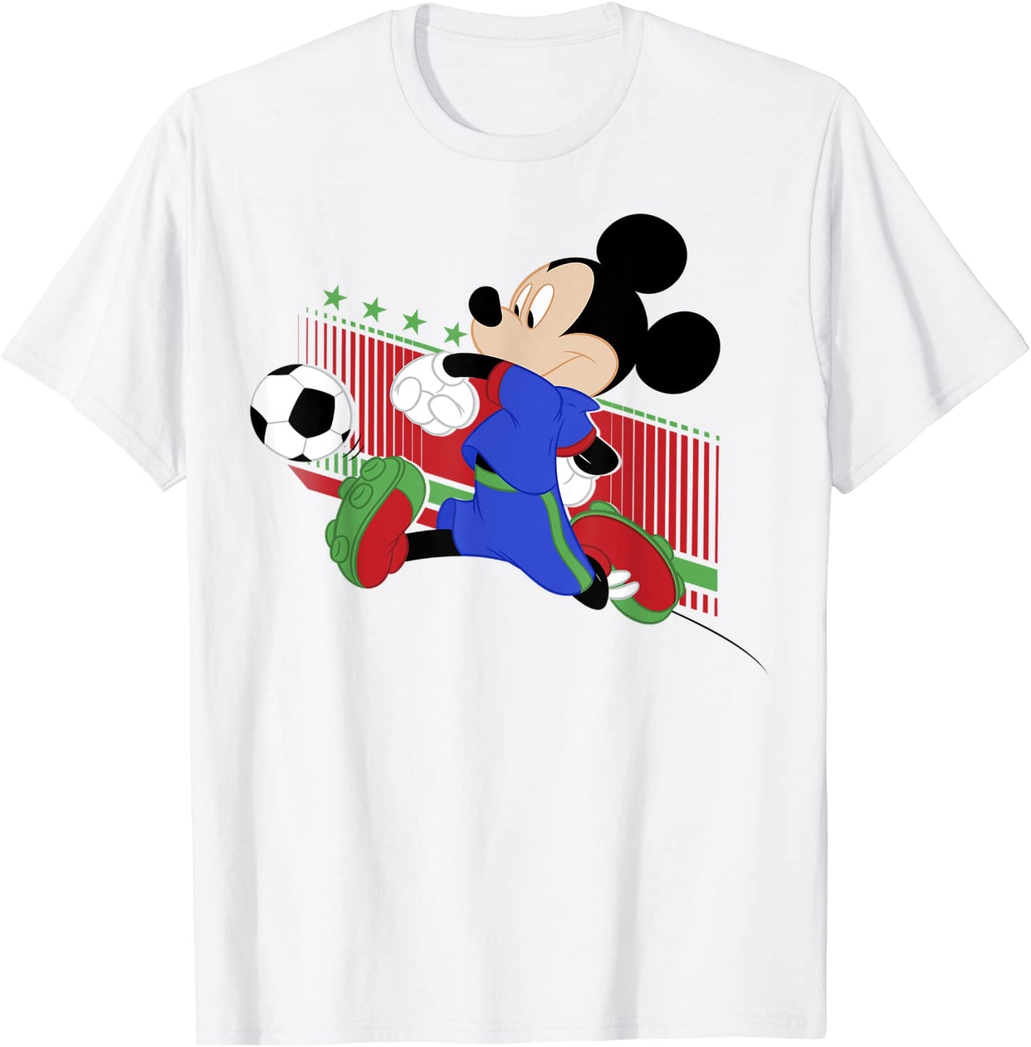 Disney Mickey And Friends Mickey Mouse Italy Soccer T-Shirt