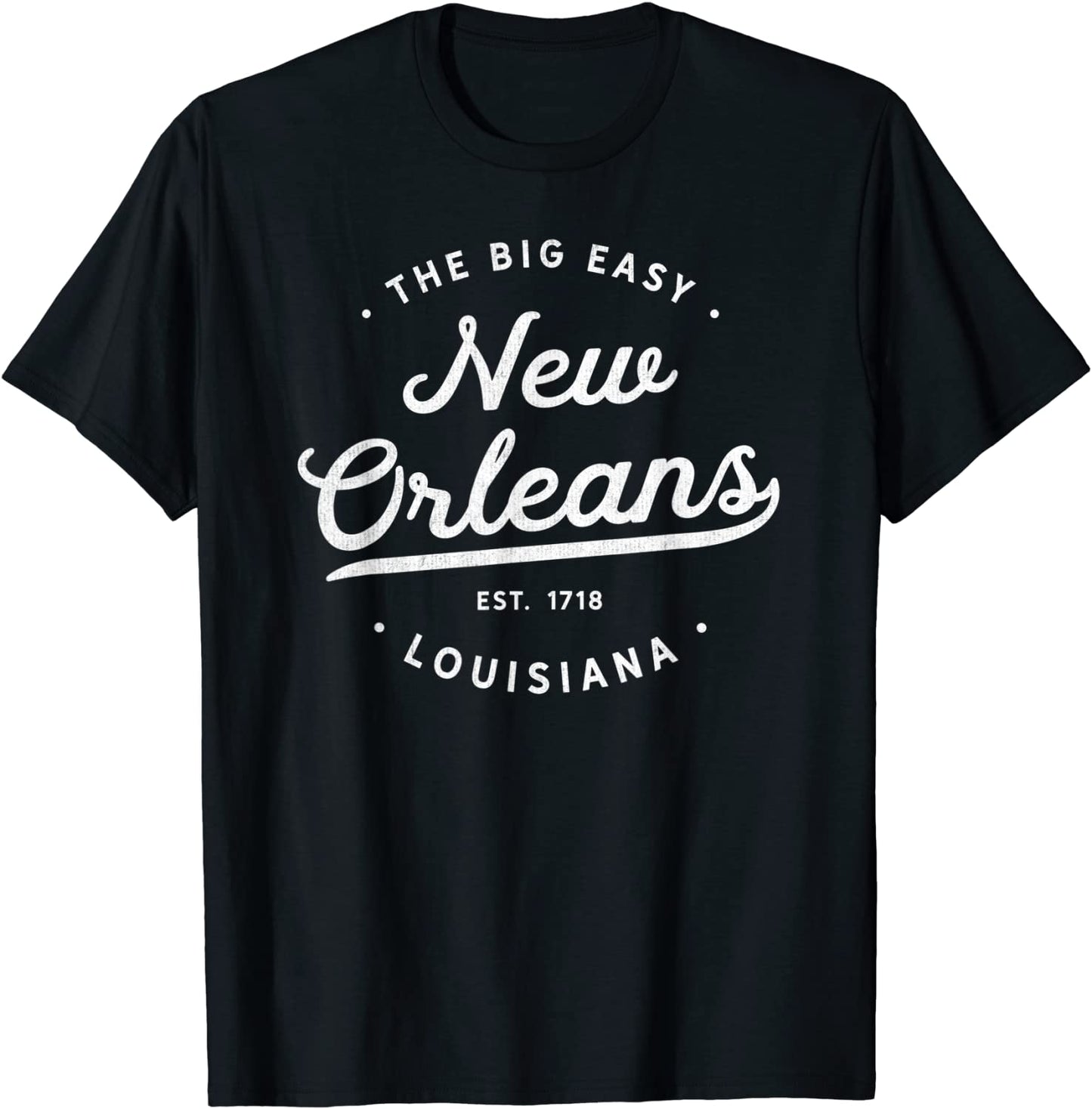Classic Retro Vintage New Orleans Louisiana Big Easy NOLA T-Shirt
