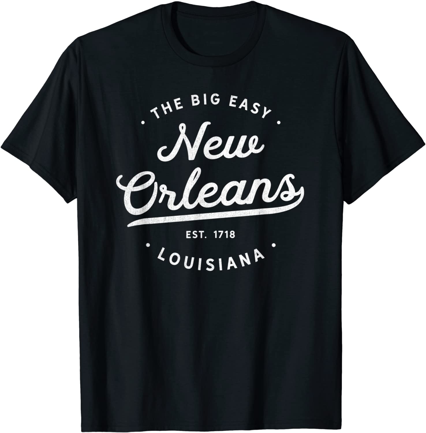 Classic Retro Vintage New Orleans Louisiana Big Easy NOLA T-Shirt