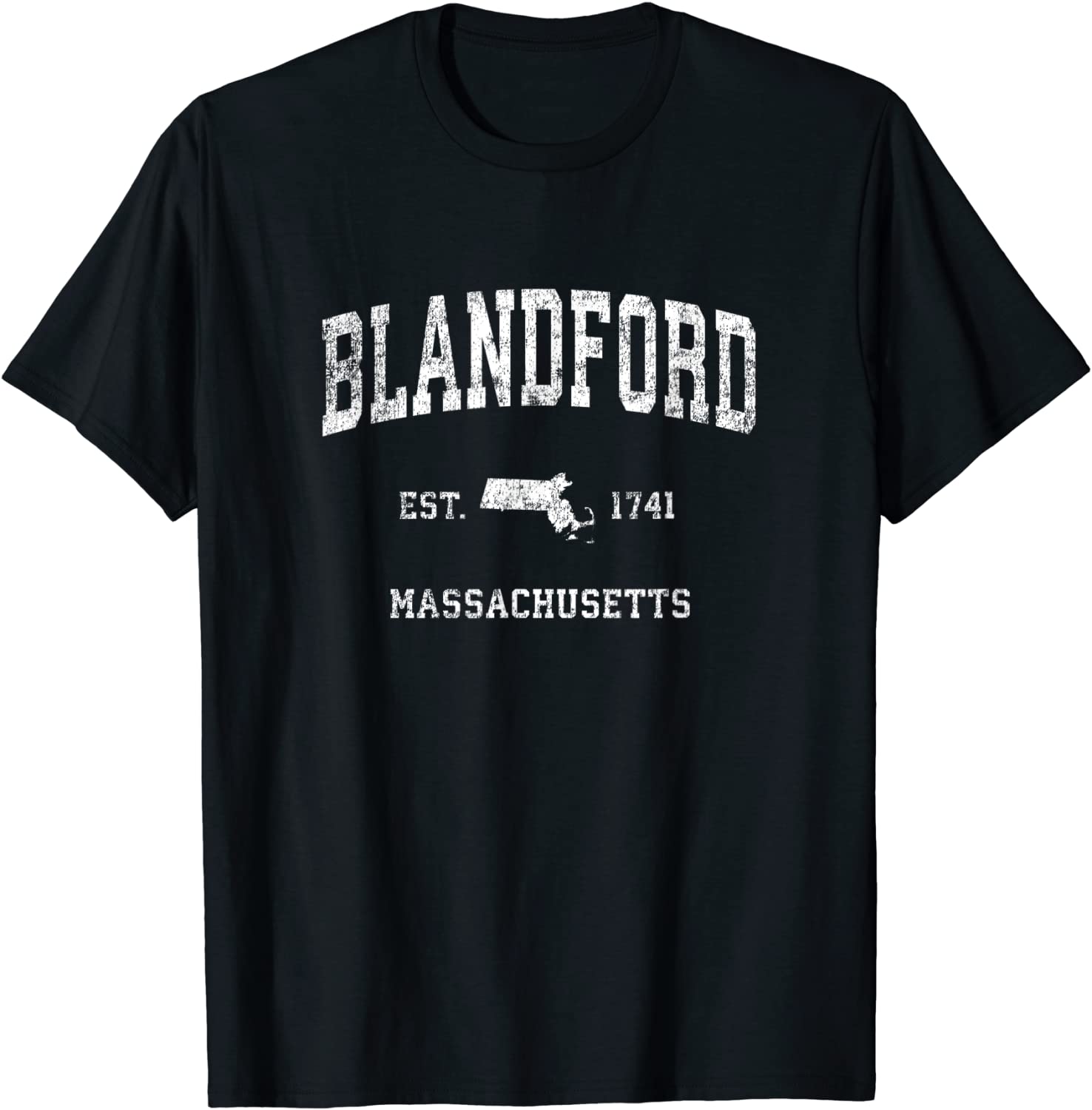 Blandford Massachusetts MA Vintage Athletic Sports Design T-Shirt