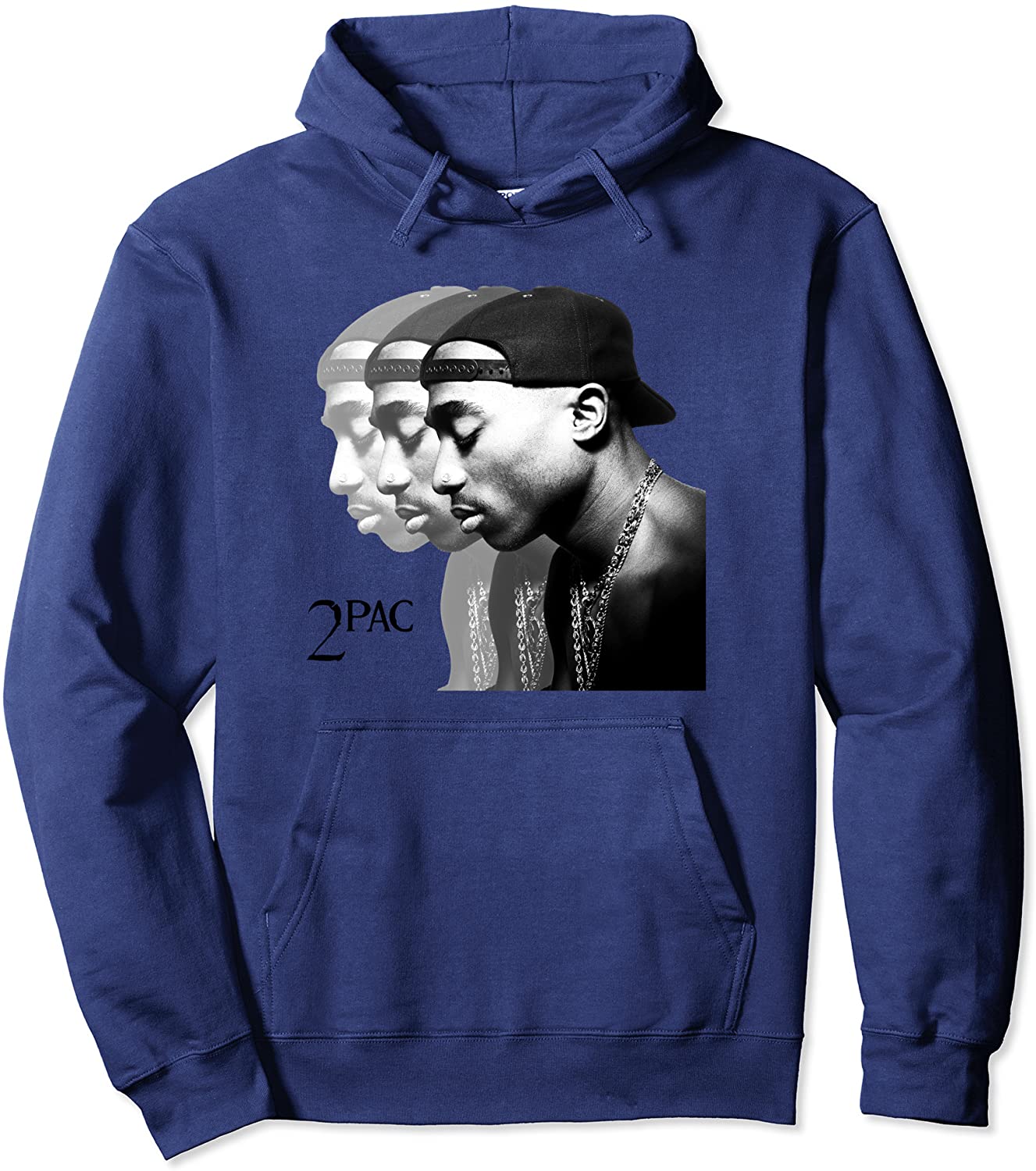 Tupac Repeat Pullover Hoodie
