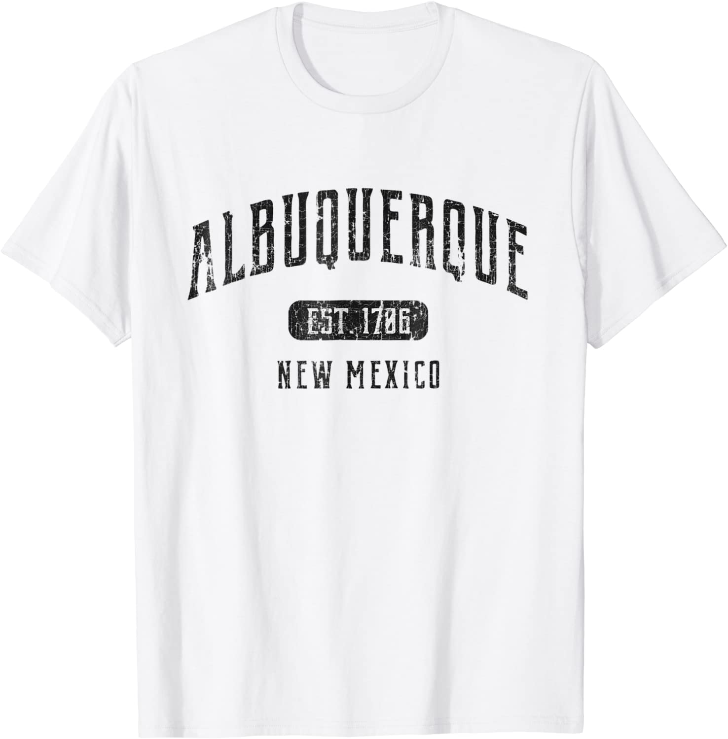 Albuquerque T-Shirt New Mexico Distressed Sports Design