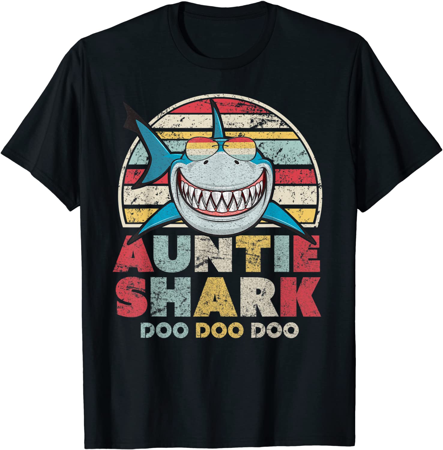 Auntie Shark Shirt Gift For Aunts T-Shirt