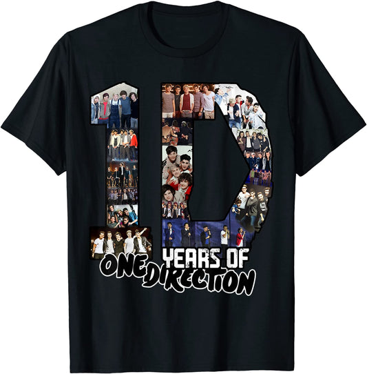 10 Years of 1 D One Tee T-Shirt