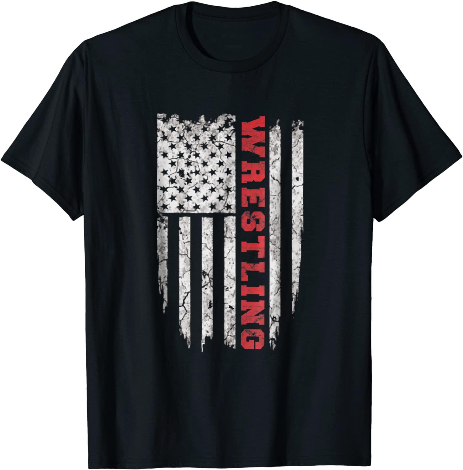 American Sport Wrestling T-Shirt USA Tee Shirts