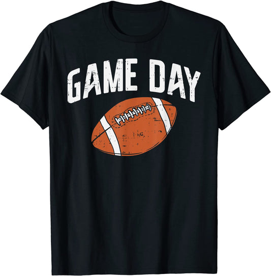 American Football Game Day Vintage Gridiron Sports Lover Fan T-Shirt