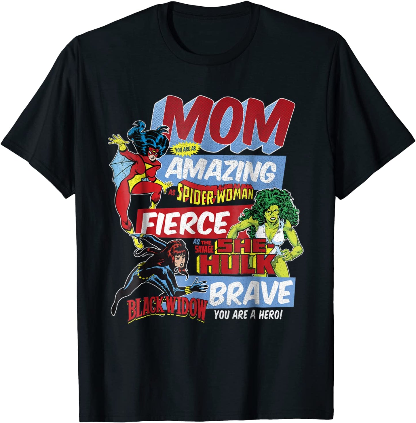Marvel Vintage Retro Amazing Mom Graphic T-Shirt
