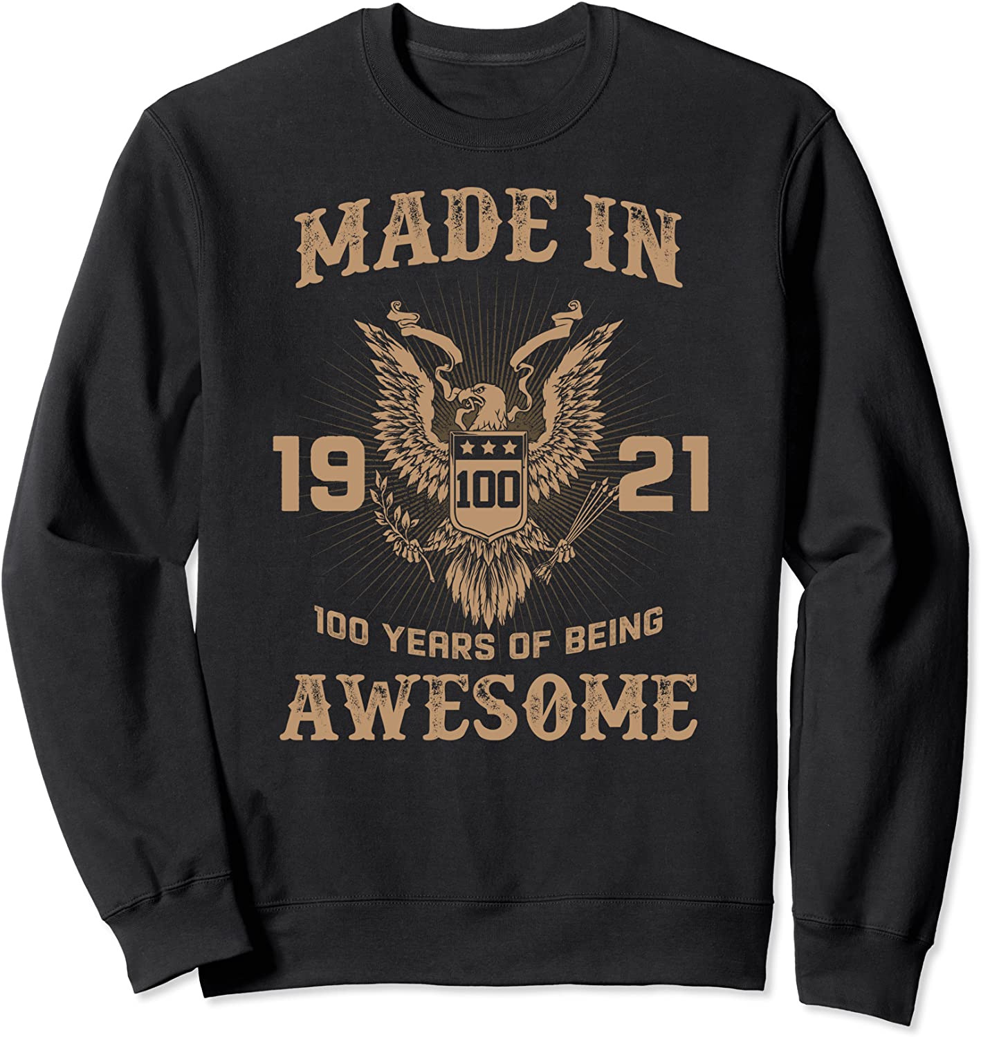 100th Birthday Gifts For Men 100 Year Old Born In 1921 Sweatshirt