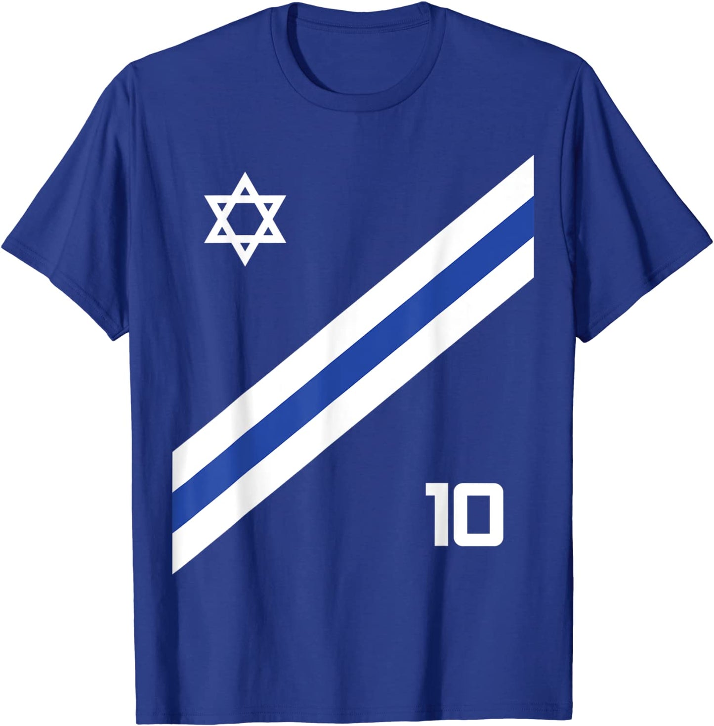 Israel National Jersey Style Sports Flag Israeli Men Women T-Shirt