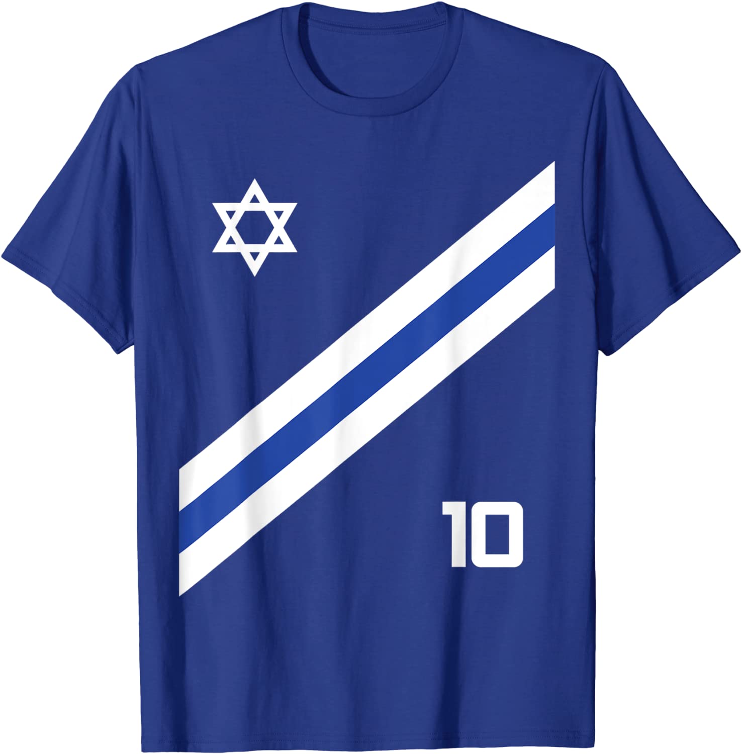 Israel National Jersey Style Sports Flag Israeli Men Women T-Shirt