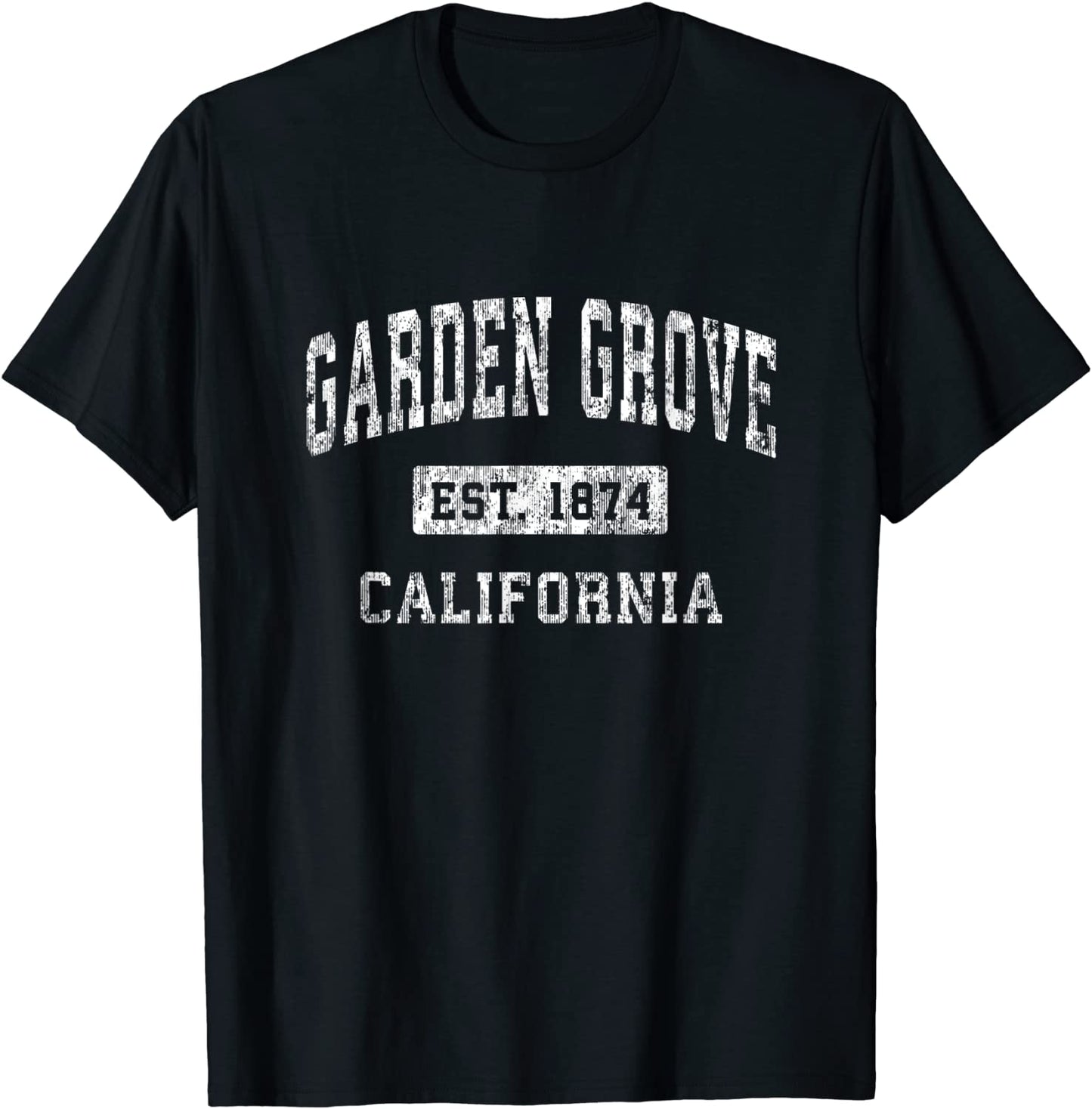 Garden Grove California CA Vintage Established Sports Design T-Shirt