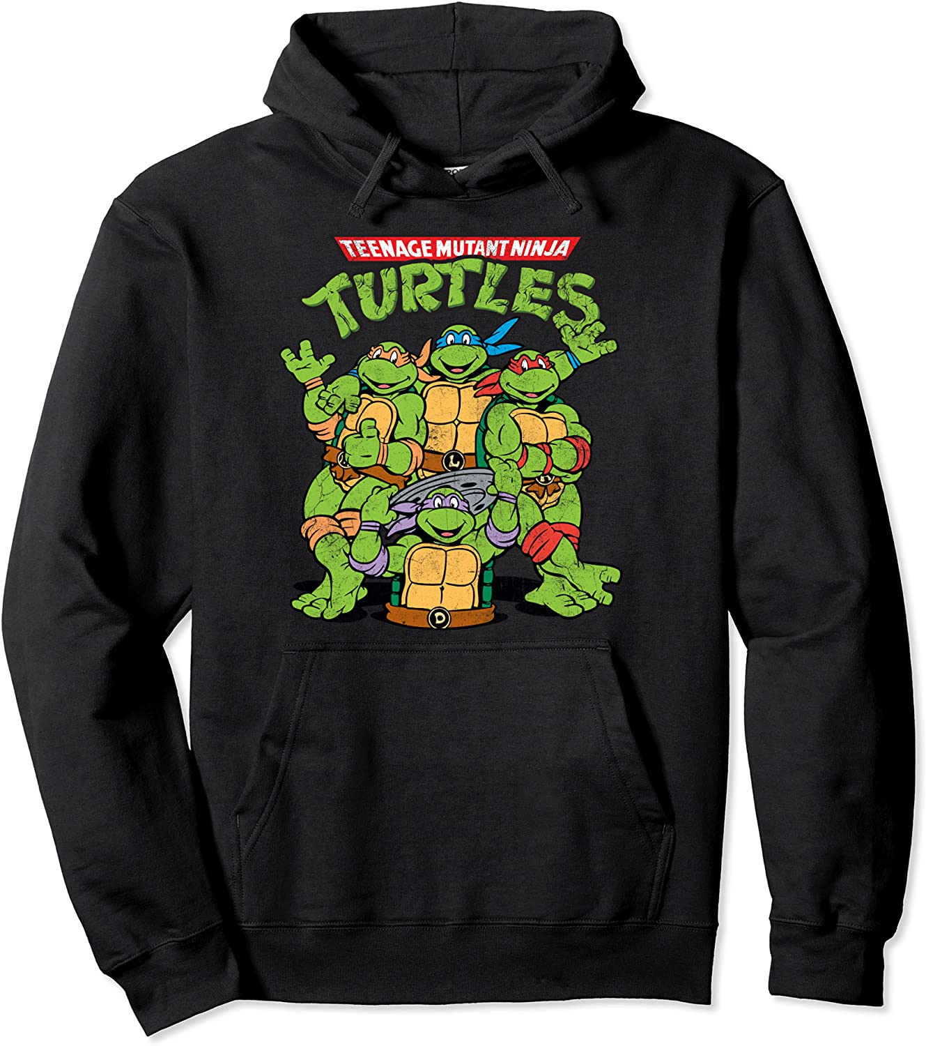 Teenage Mutant Ninja Turtles Classic Retro Logo Hoodie