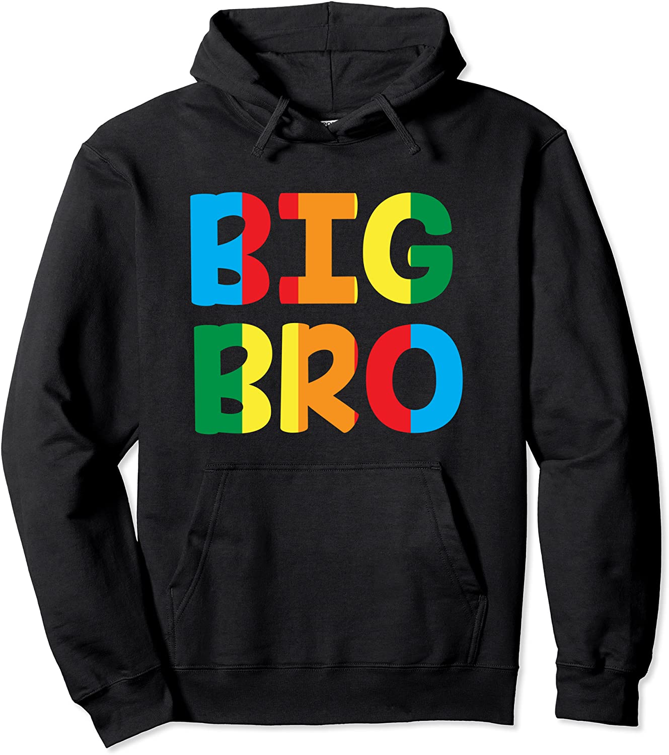 Big Bro Elder Brother LGBTQ Family Sibling Love Pride Sibs Pullover Hoodie