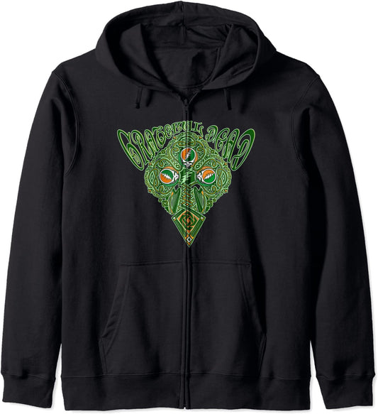 Celtic Shamrock - Not Fade Away Grateful Tortuga Apparel Hoodie