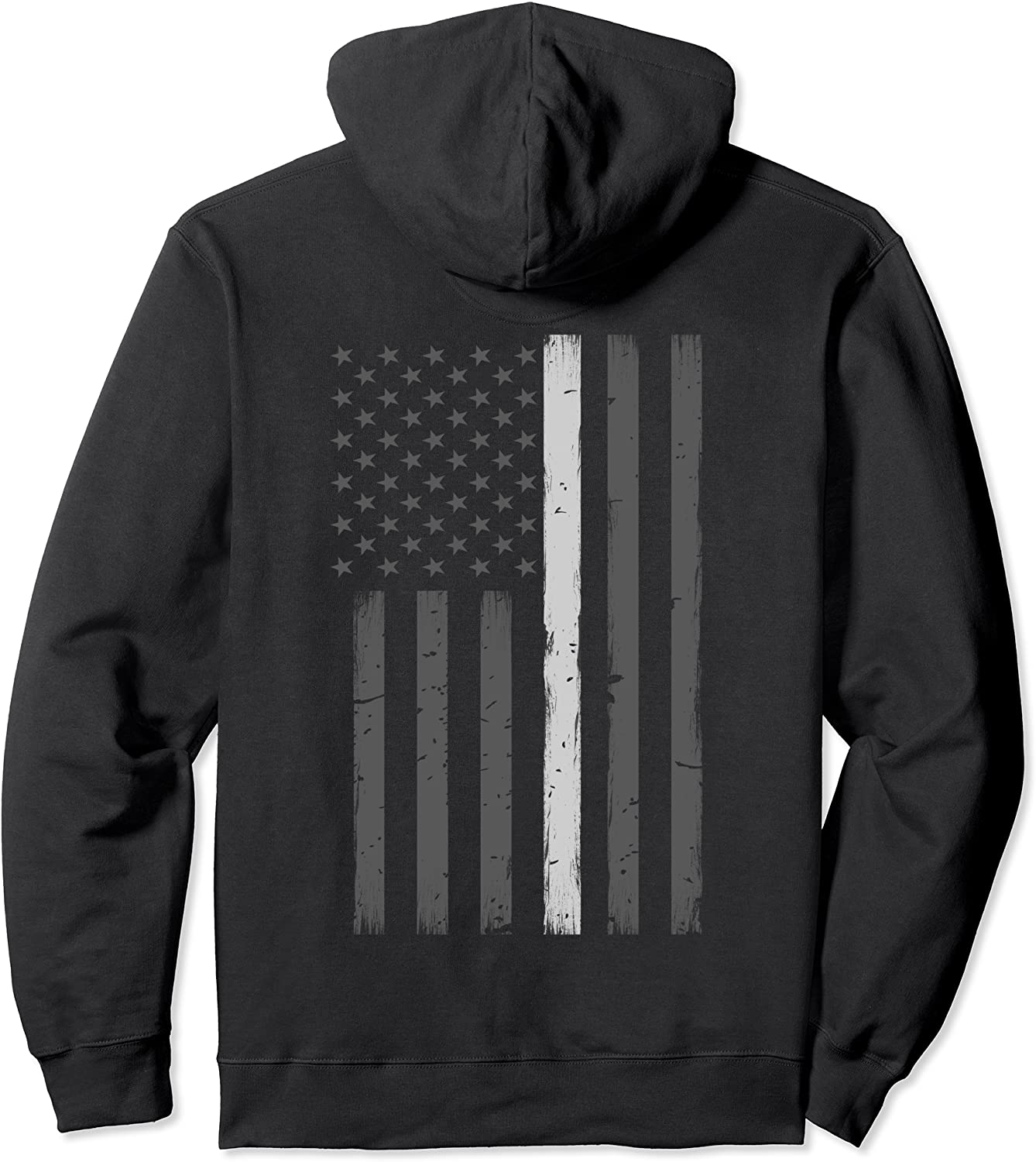 Thin Silver Line Flag Correctional Officer Hoodie