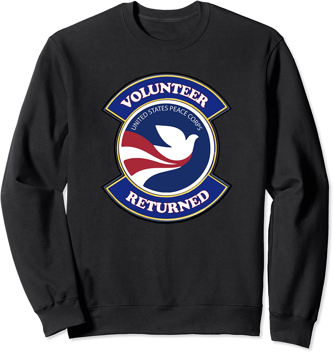 Peace Corps Volunteer Returned Shield Sweatshirt