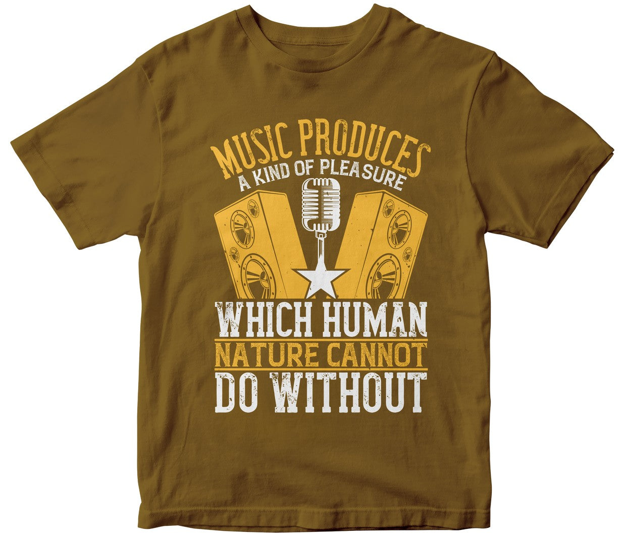 Music Produces A Kind Of Pleasure Which Human Nature Cannot Do Without Tshirt