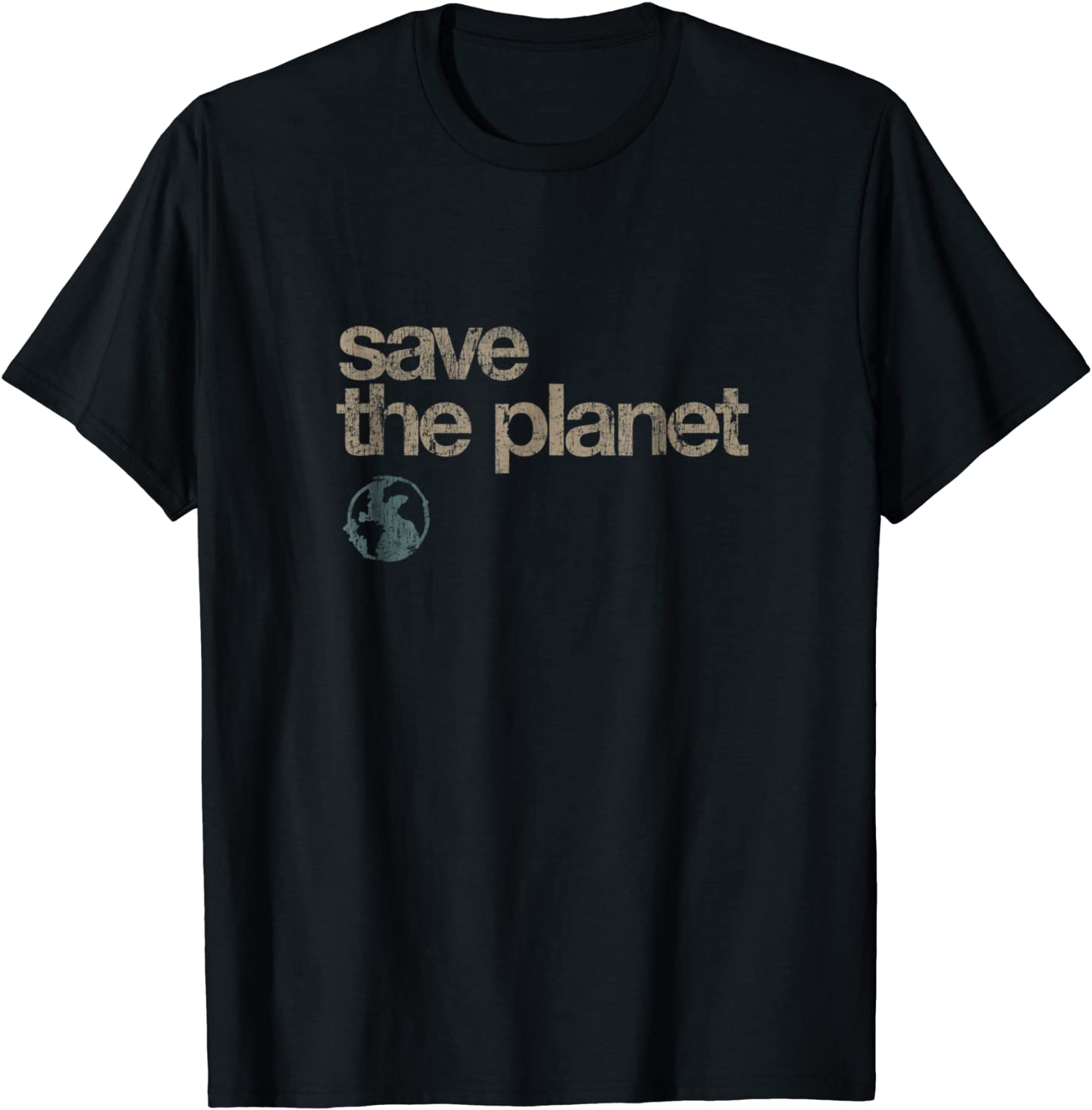 Vintage Save the Planet Shirt Save the Earth Distress Shirt