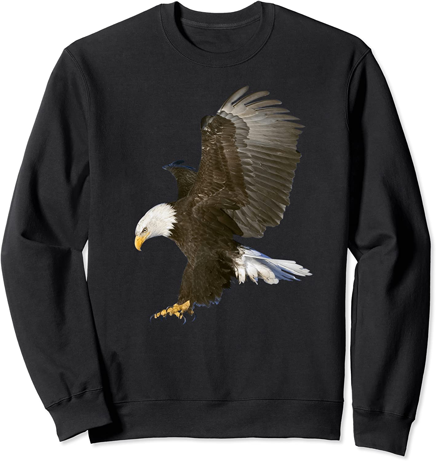 American Bald Eagle Swooping Photo Portrait Tee Sweatshirt