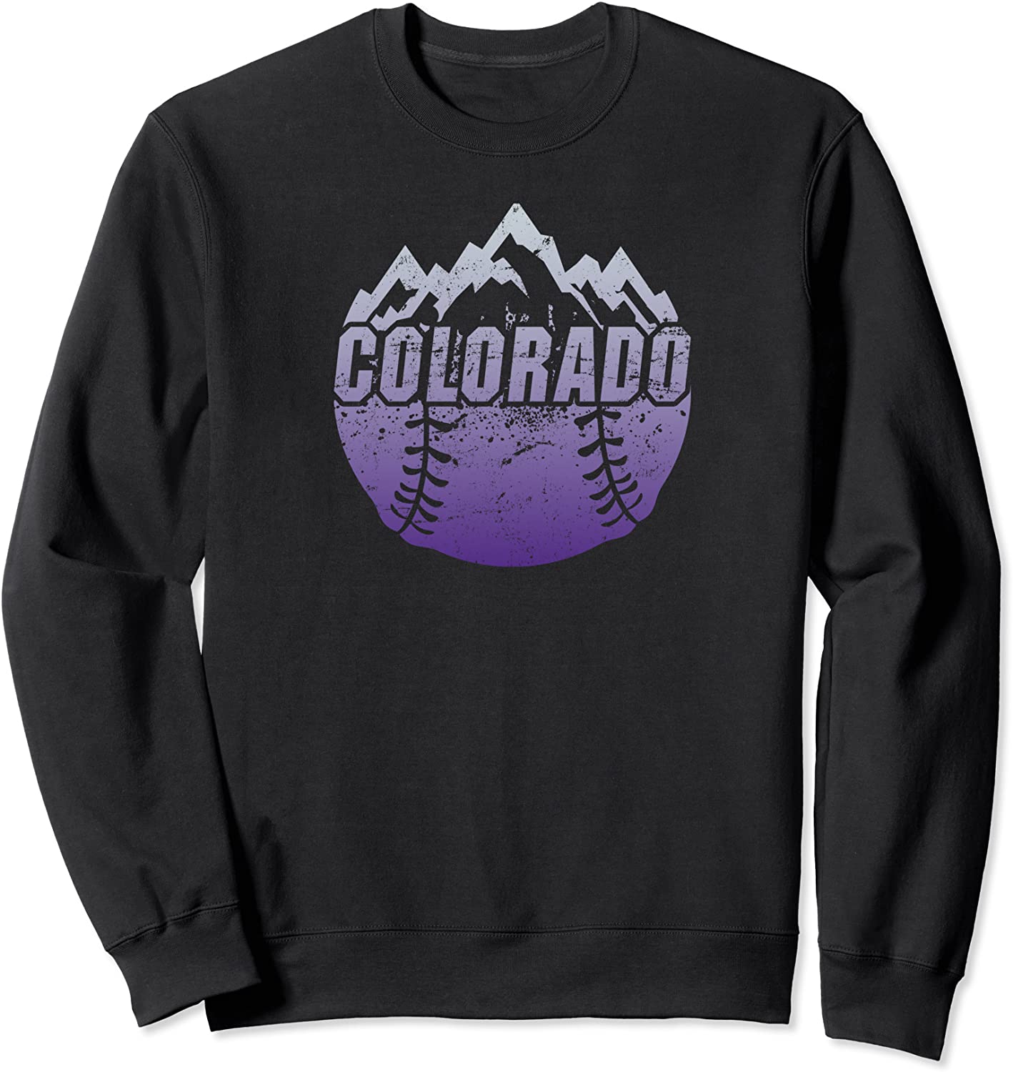 Colorado Baseball Rocky Mountains Design Sweatshirt