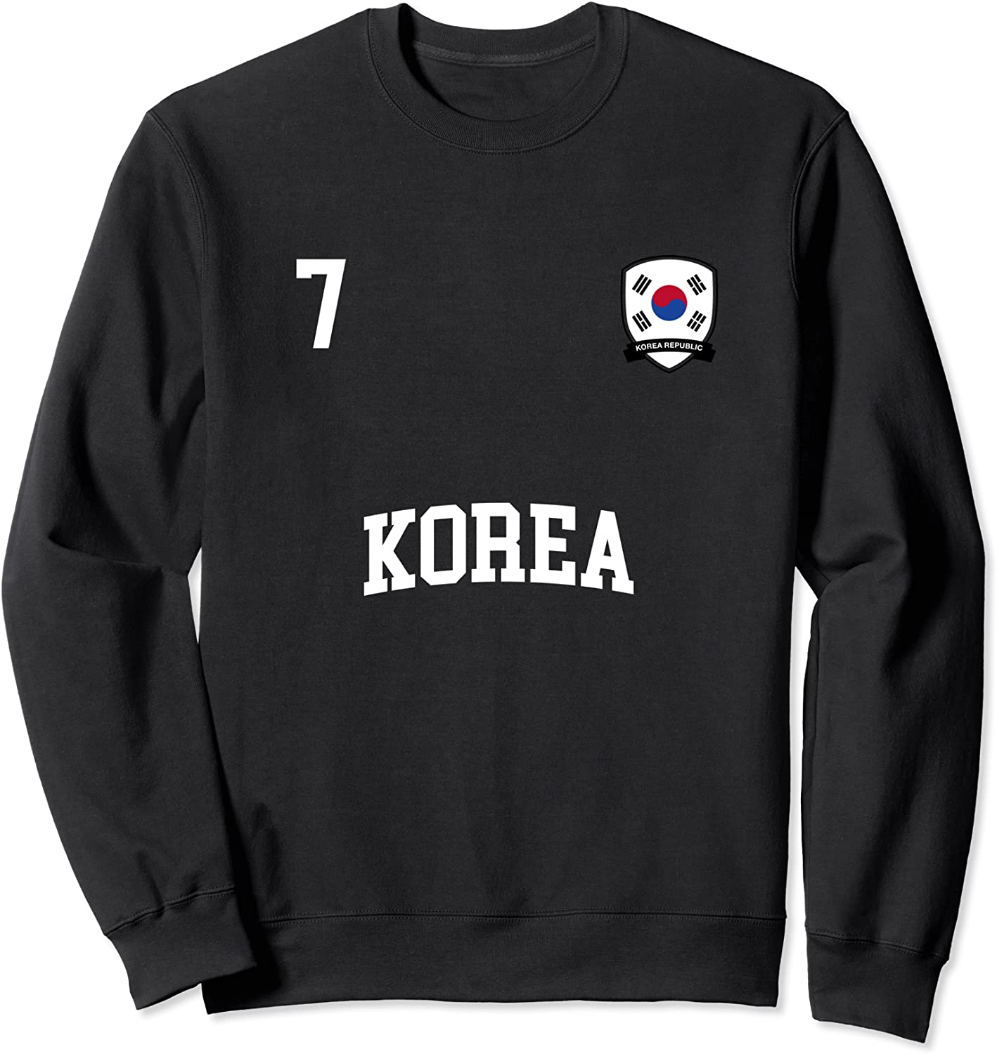 Korea Sweatshirt 7 Korean Flag Soccer Football Shirt