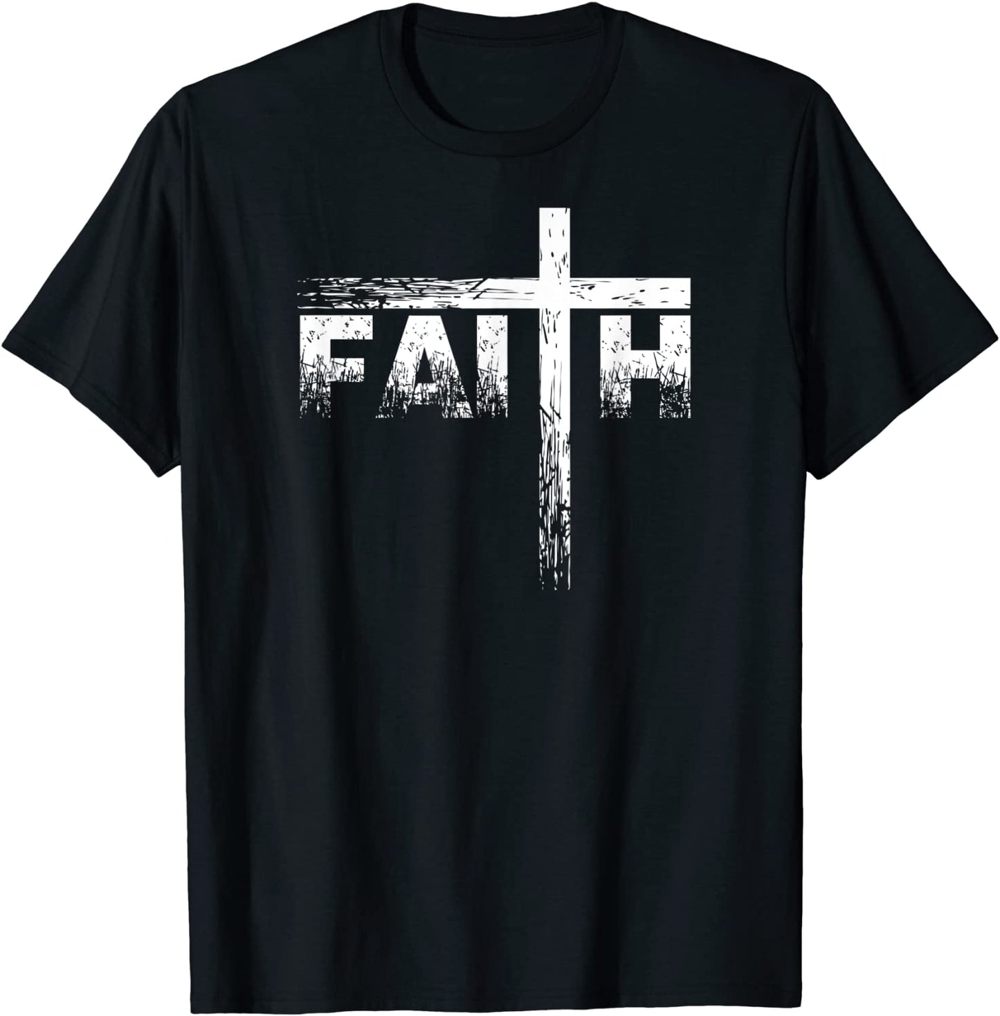 Christian Faith Cross T-Shirt - Christian Faith T Shirts T-Shirt