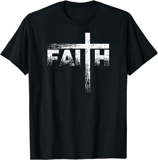 Christian Faith Cross T-Shirt - Christian Faith T Shirts T-Shirt