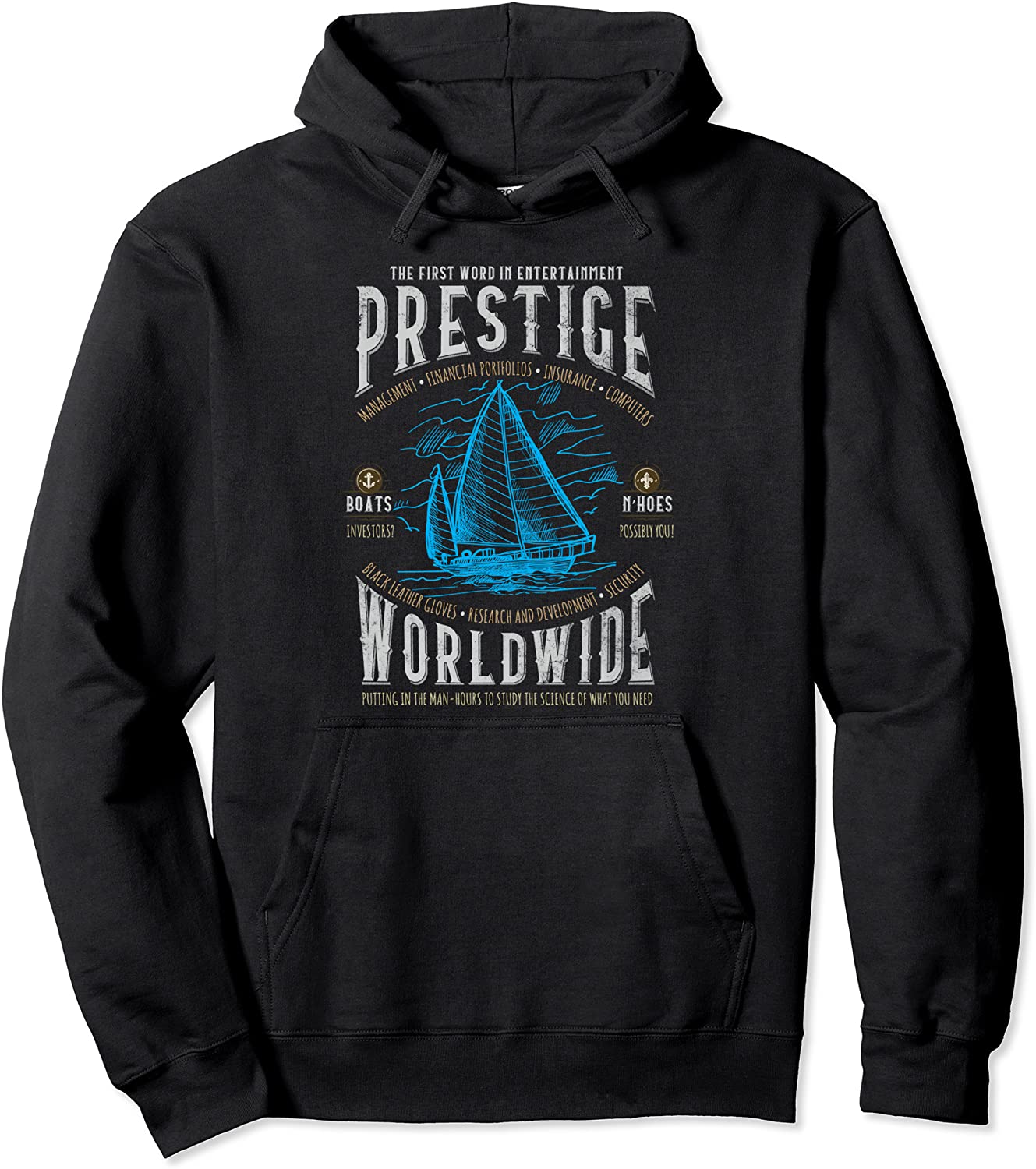 Prestige Worldwide Funny Step Brothers Boats Graphic Pullover Hoodie