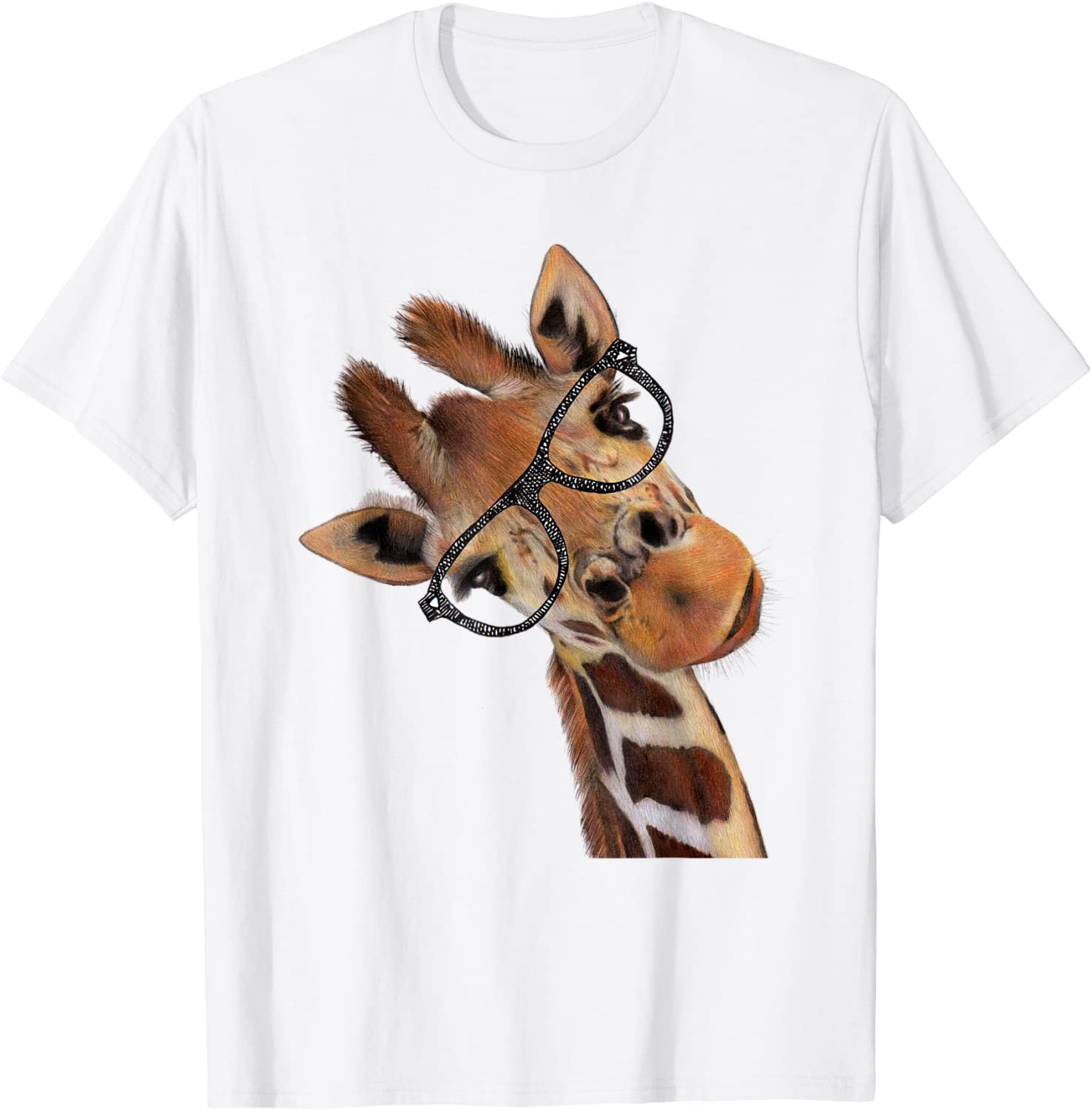 Good Time Hipster Giraffe T-Shirt Mens Womens Childrens