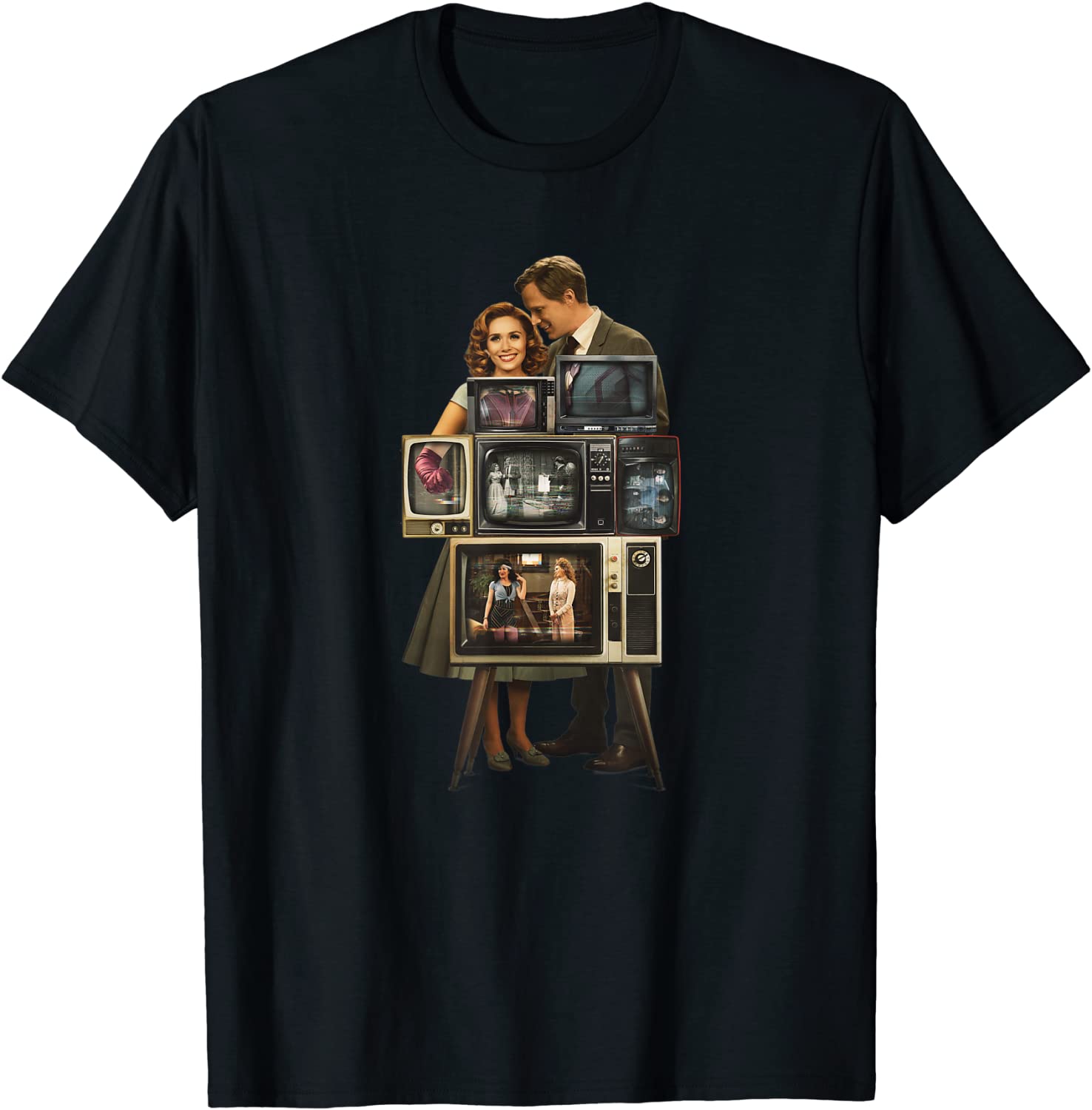 Marvel WandaVision Wanda Vision Behind the TV Screens T-Shirt
