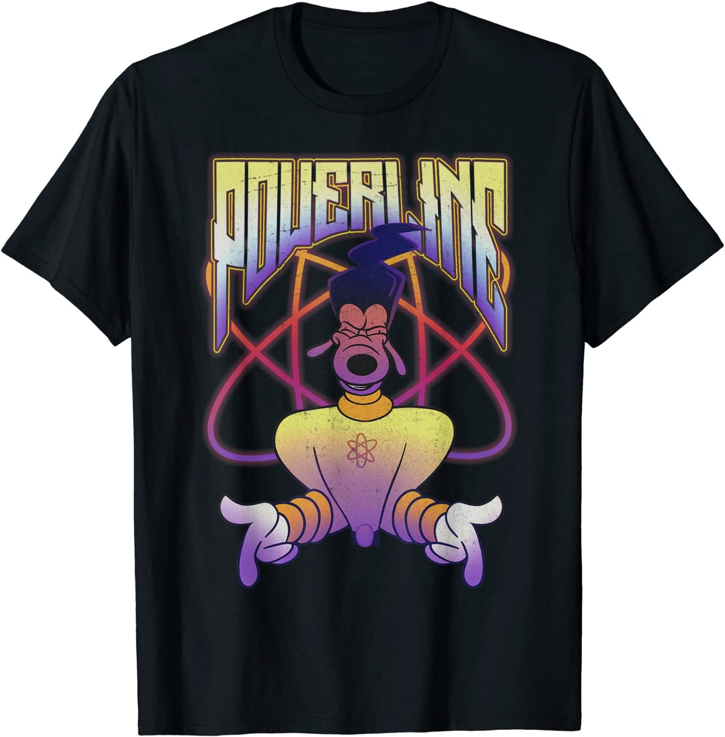 Disney A Goofy Movie Powerline Logo Portrait T-Shirt