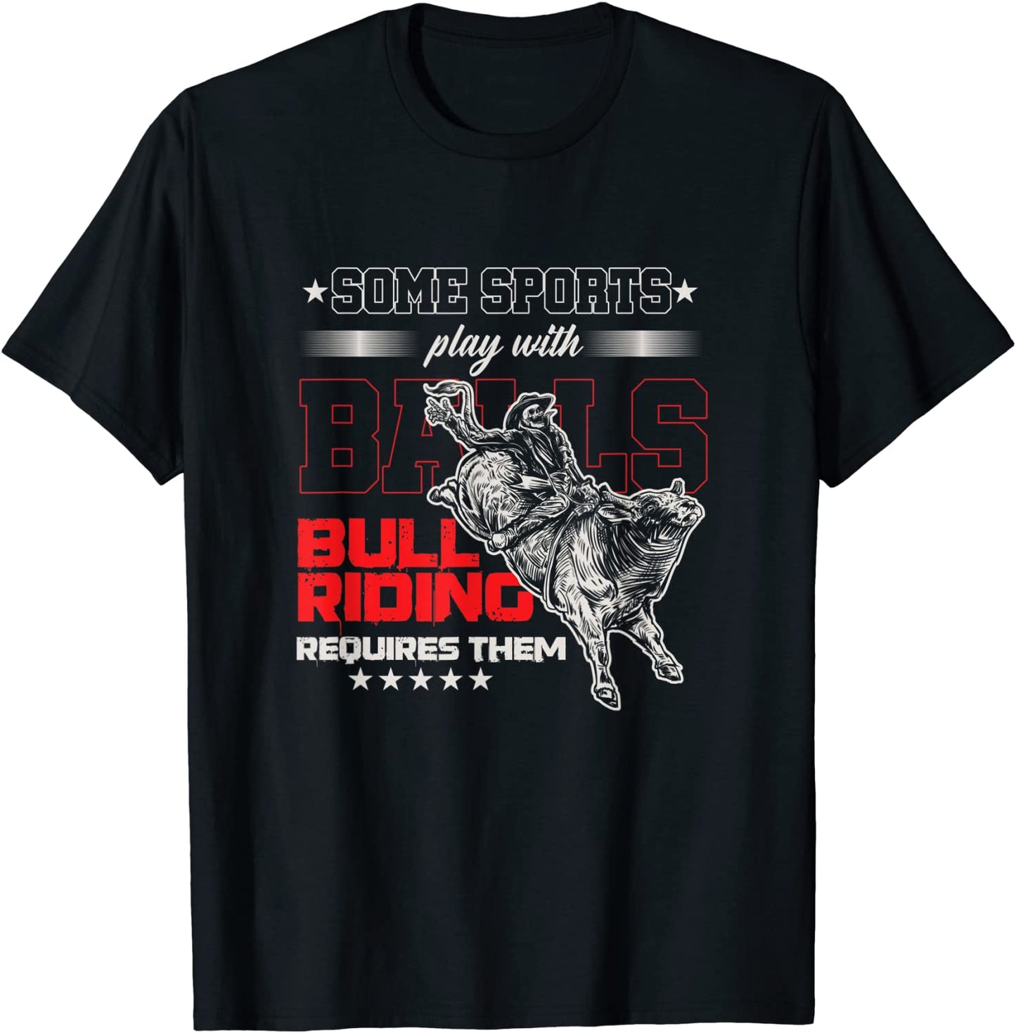 Bull Riding Sports Rodeo Cowboy Western Bull Rider Gift T-Shirt