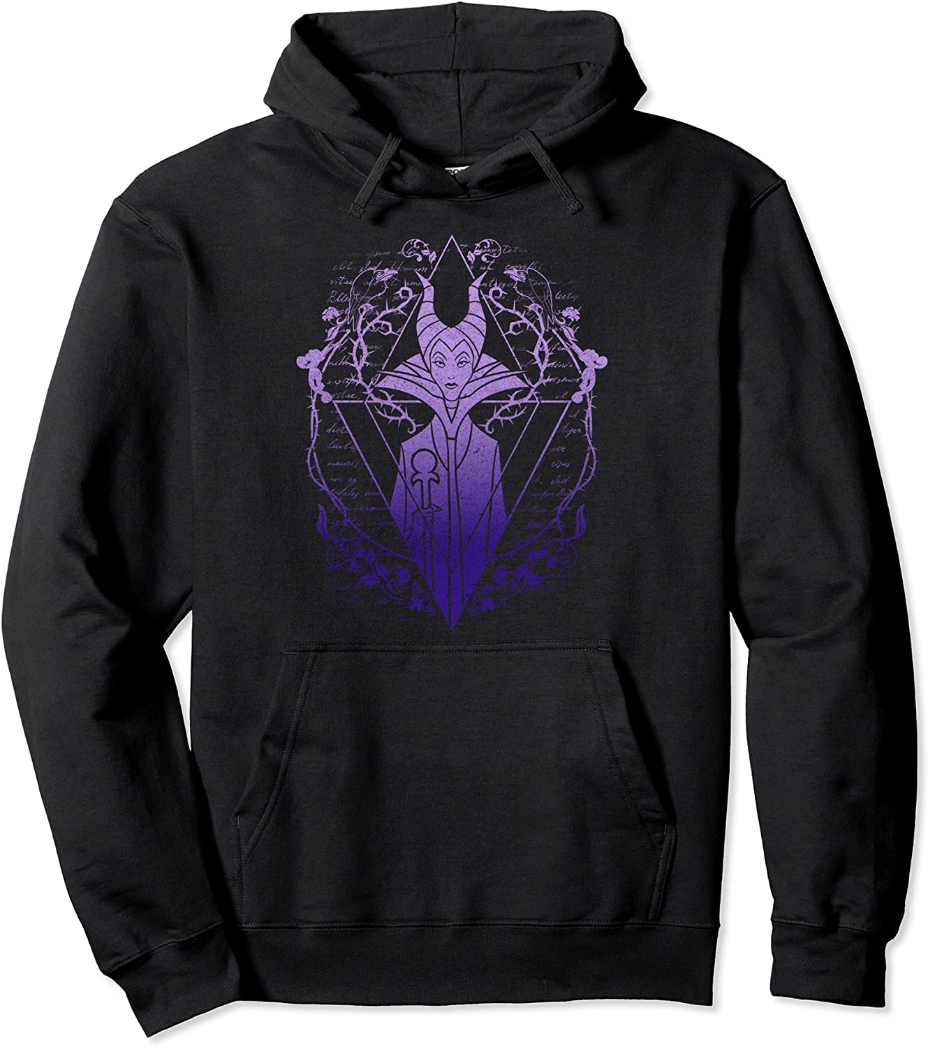Disney Sleeping Beauty Maleficent Fade Triangle Hoodie