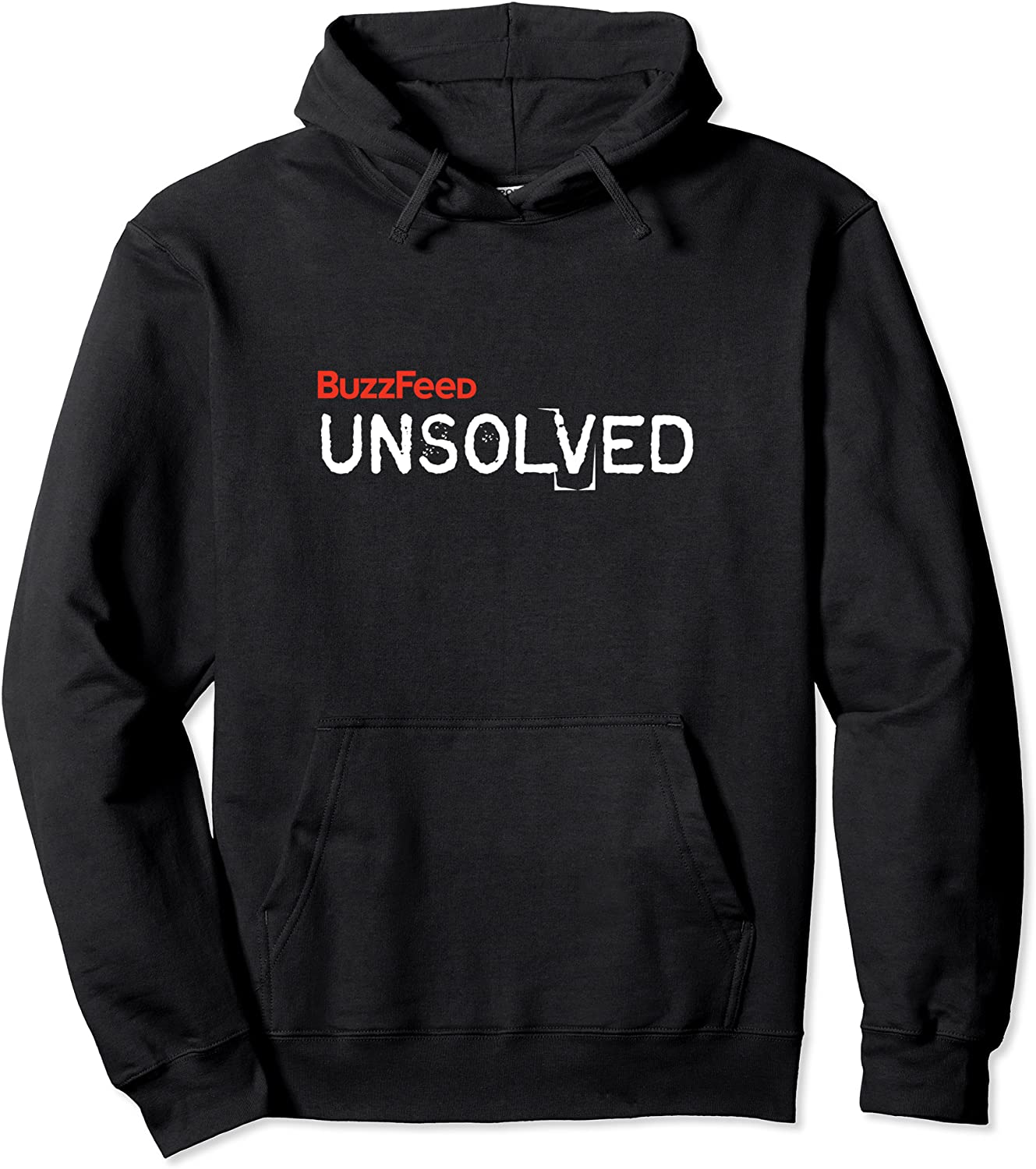 BuzzFeed Unsolved Logo Hooded Sweatshirt Pullover Hoodie