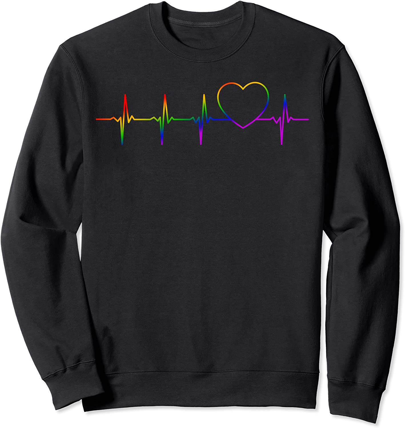 LGBT Heartbeat Gift For Proud Gays Lesbians Sweatshirt
