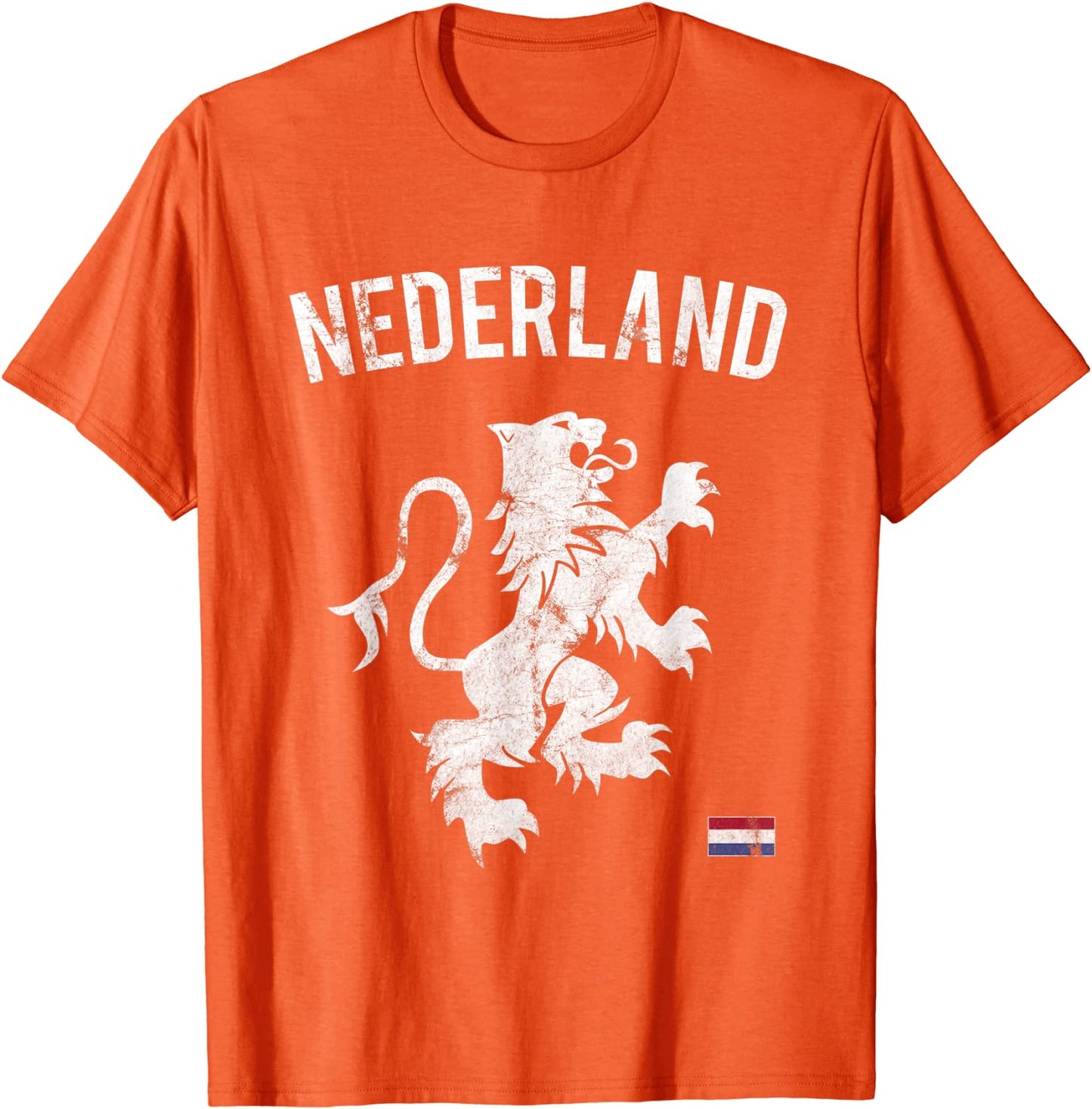 Netherlands Soccer Jersey Flag Holland Dutch Pride Lion T-Shirt