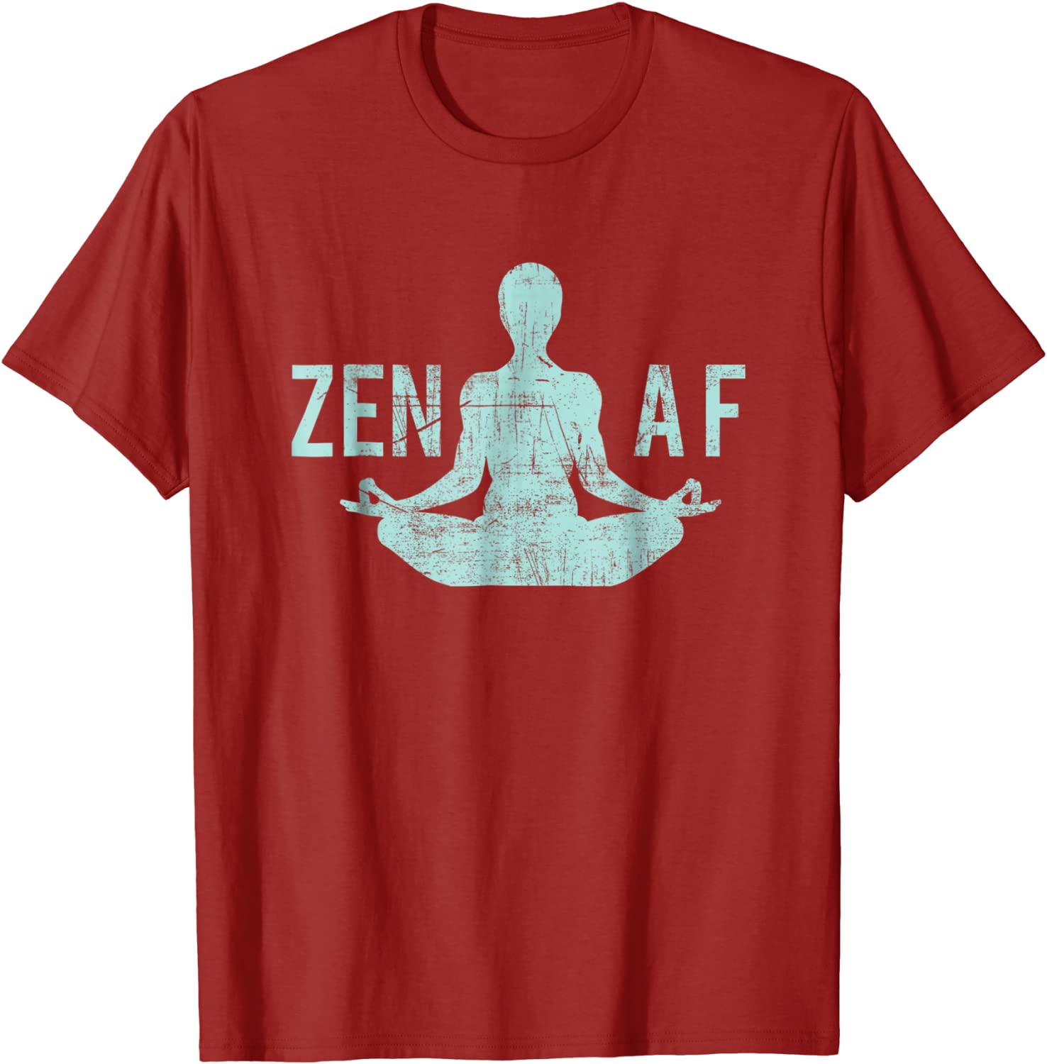 Zen AF T-Shirt Cute Yoga Clothes Funny Gifts For Women