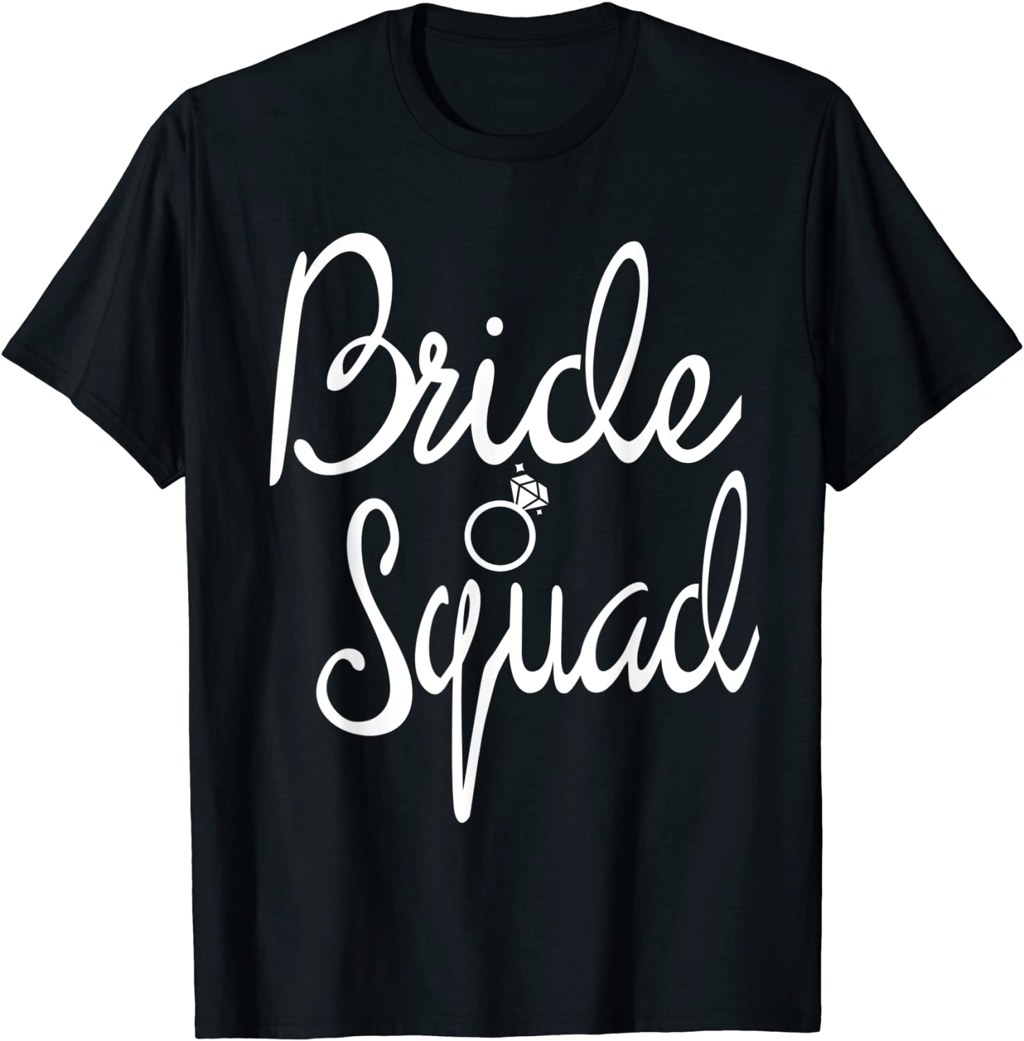Bride Squad Bachelorette Party Bridesmaid Bridal Shower T-Shirt