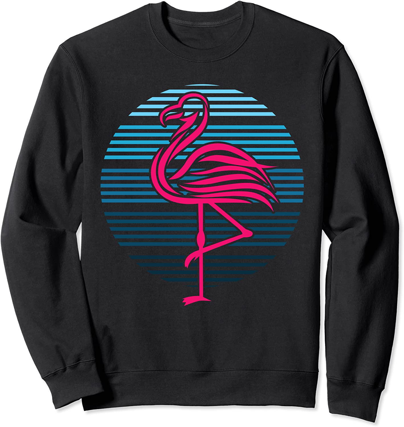 Flamingo Bird 80s Party Birthday Gift Sweatshirt