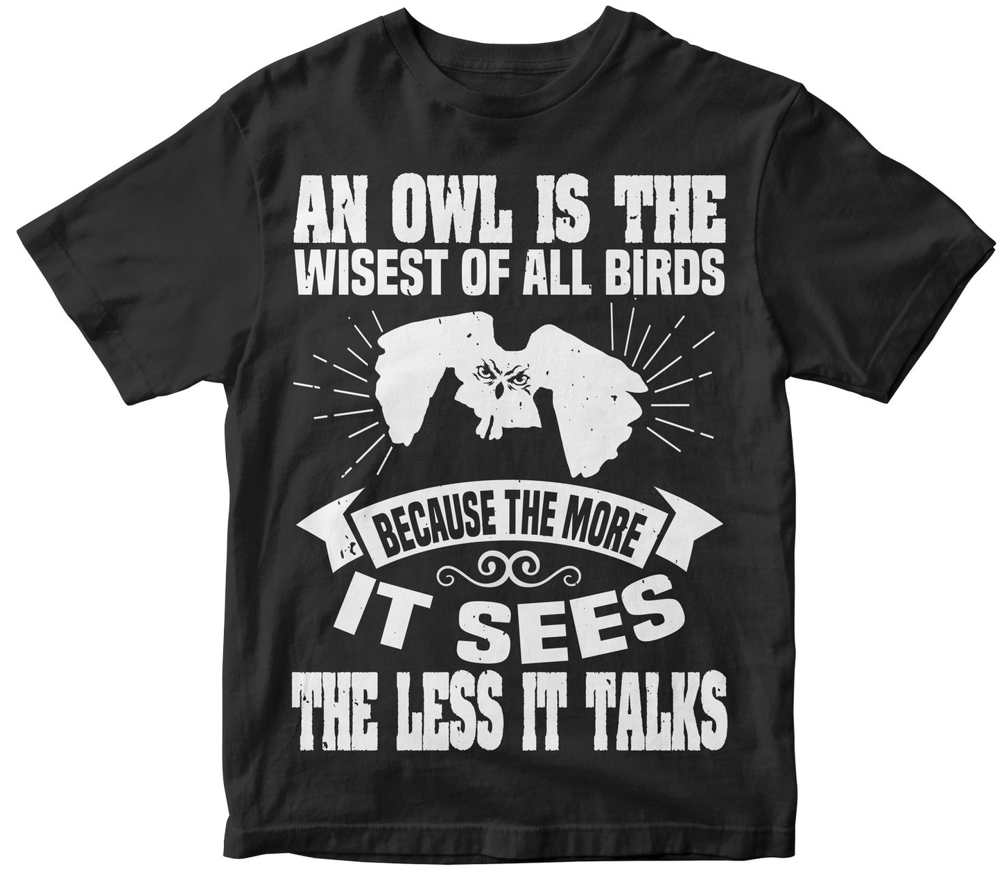 An Owl Is The Wisest Of All Birds Because The More It Sees The The Less It Talks
